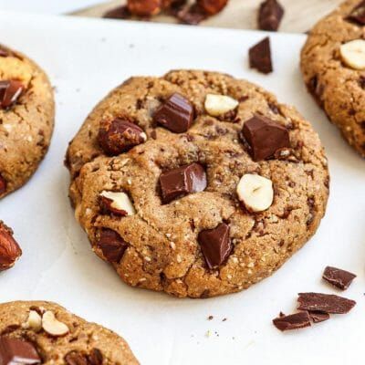 Cookies, Chocolat noir & Noisette caramélisé