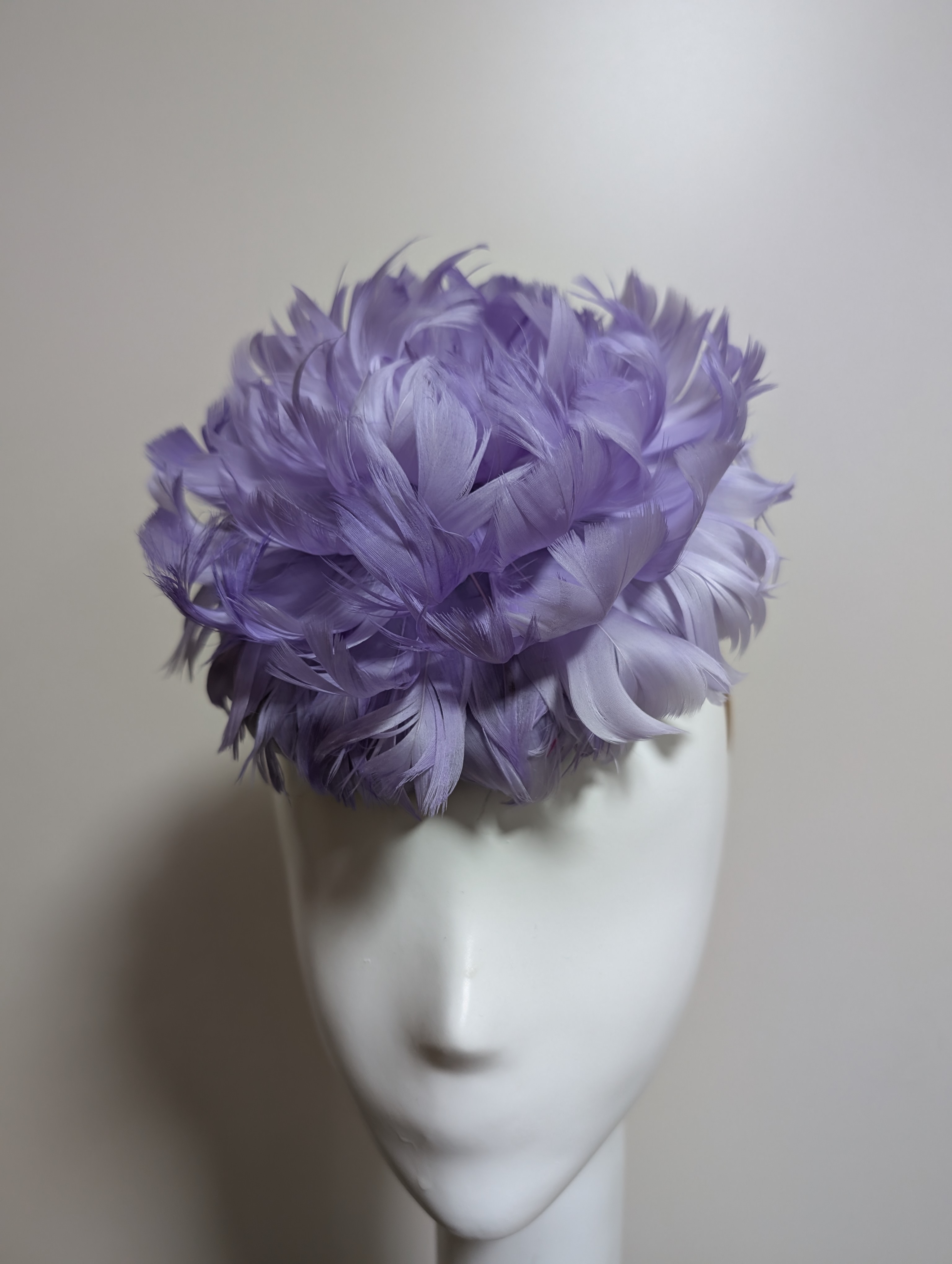 Lavender Feather Headpiece - SOLD