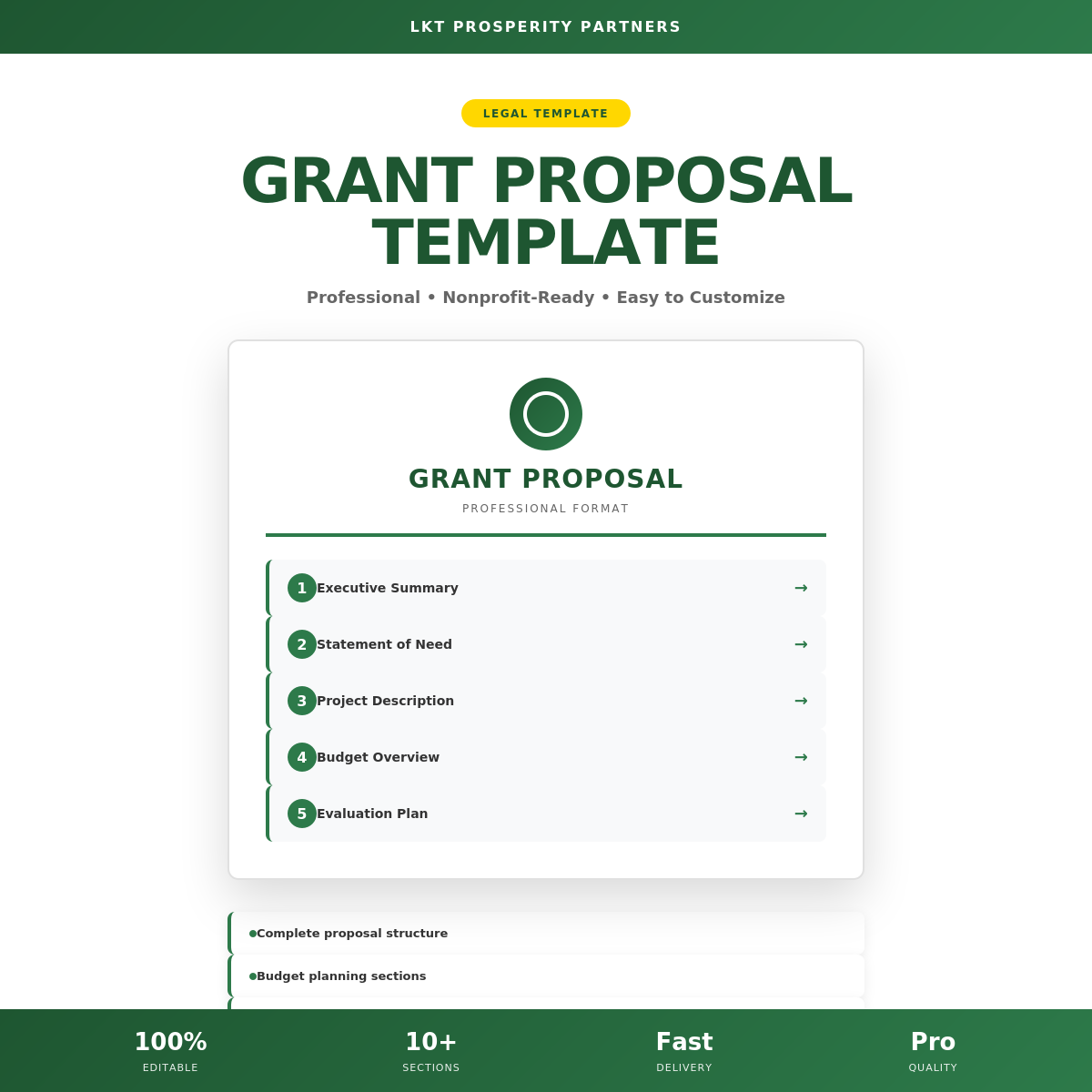 Grant Proposal Template