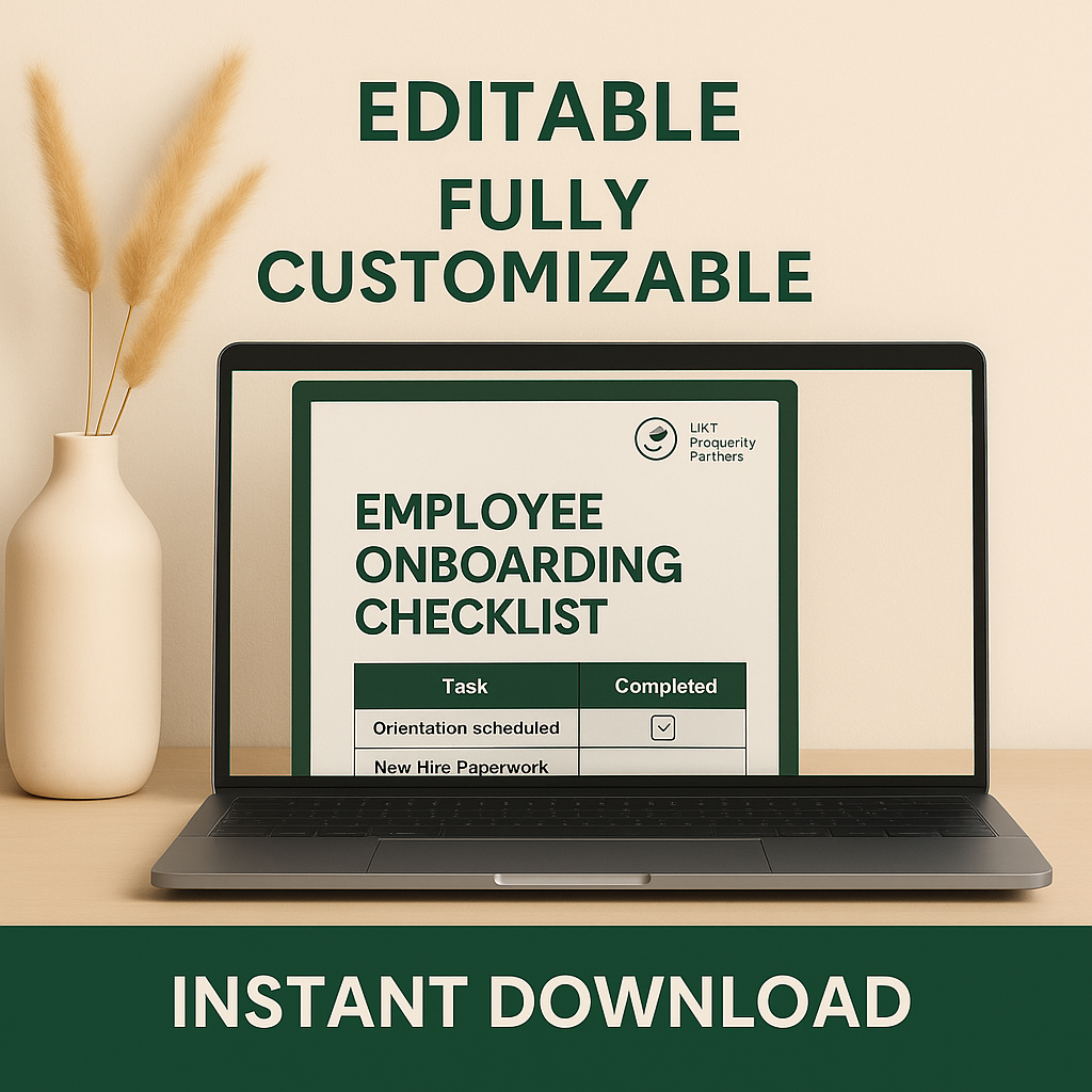 Employee Onboarding Checklist