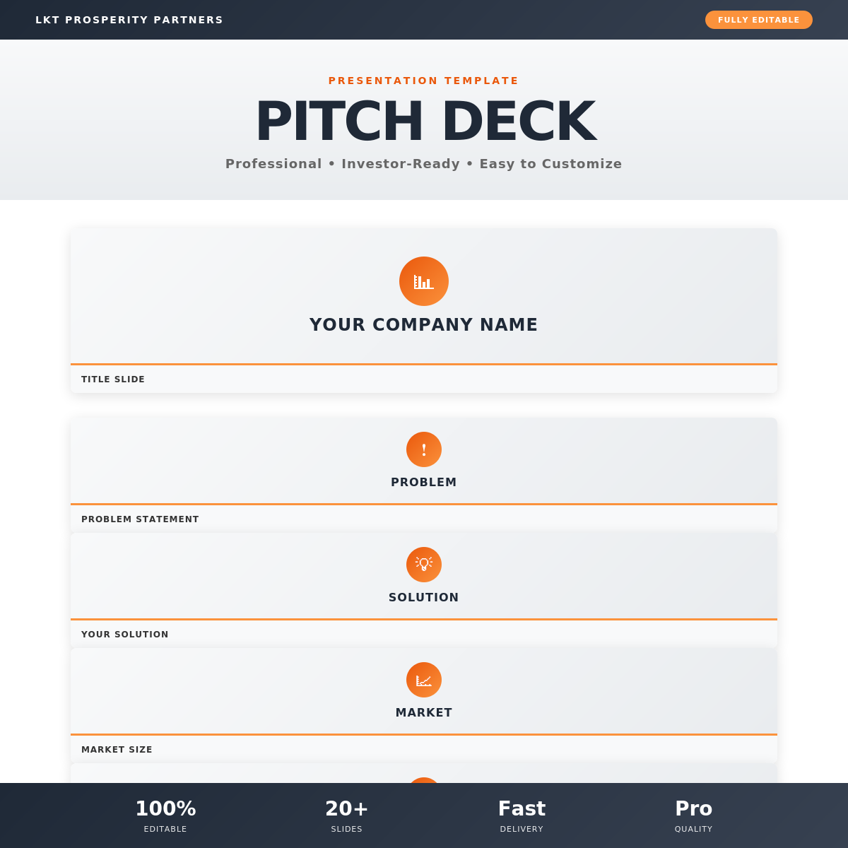 Pitch Deck Presentation Template