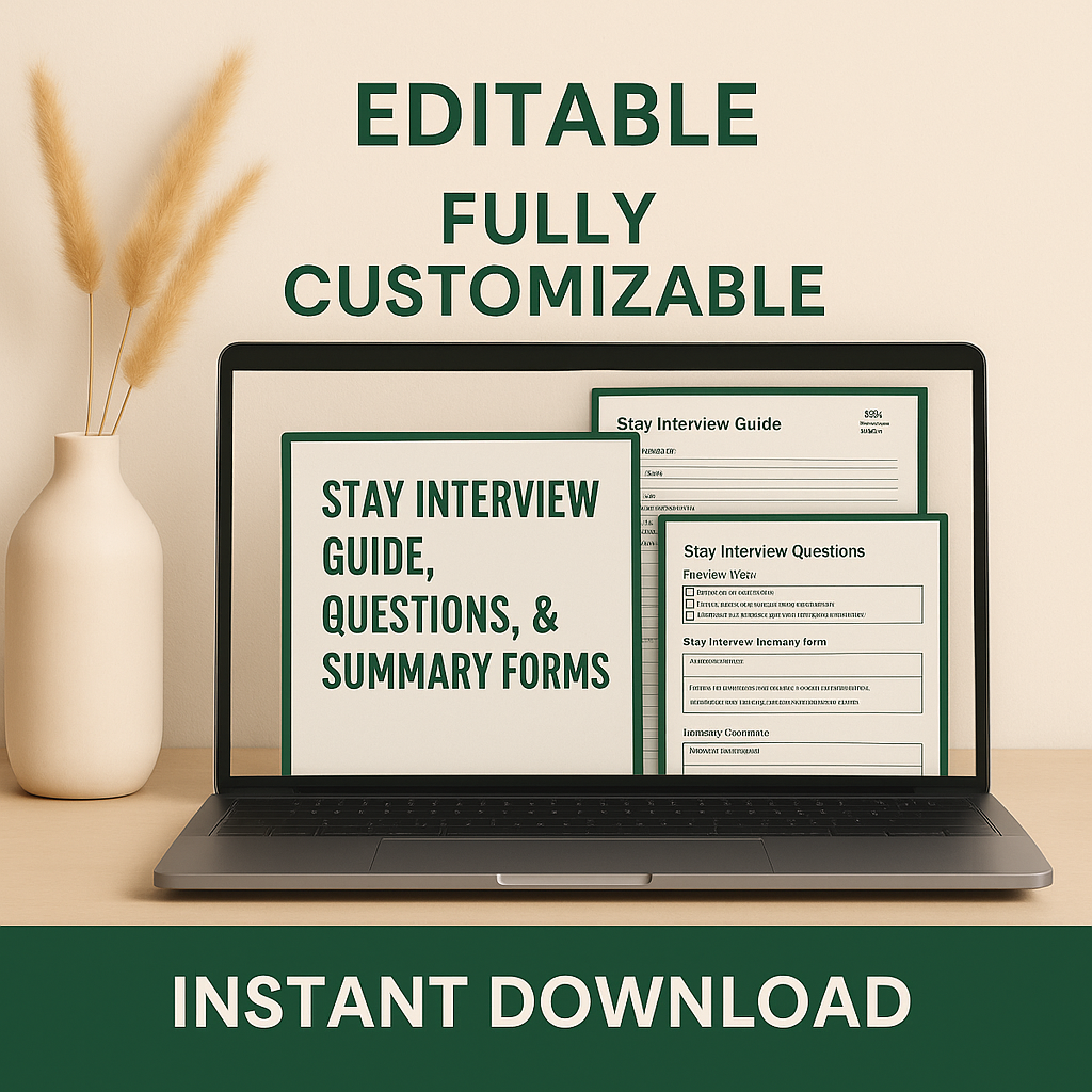 Stay Interview Guide & Forms