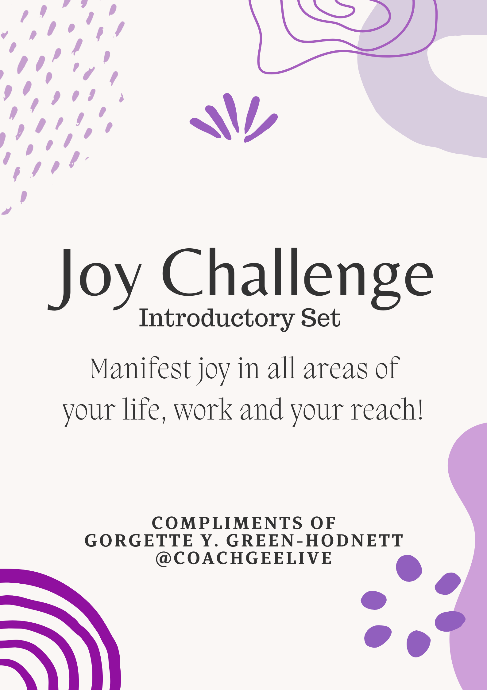 Joy Challenge Introductory Set