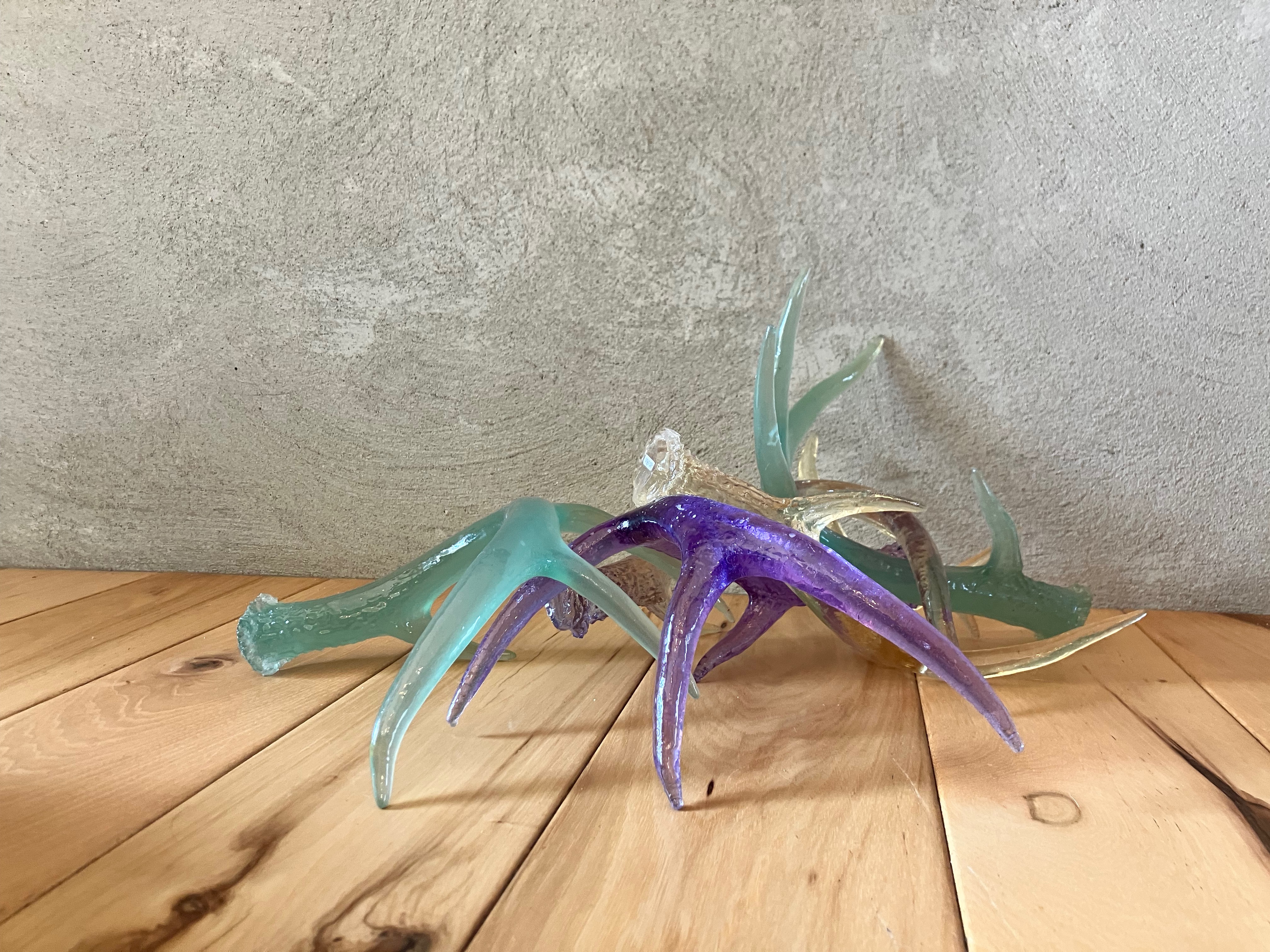Small Translucent  Resin Shed Antlers