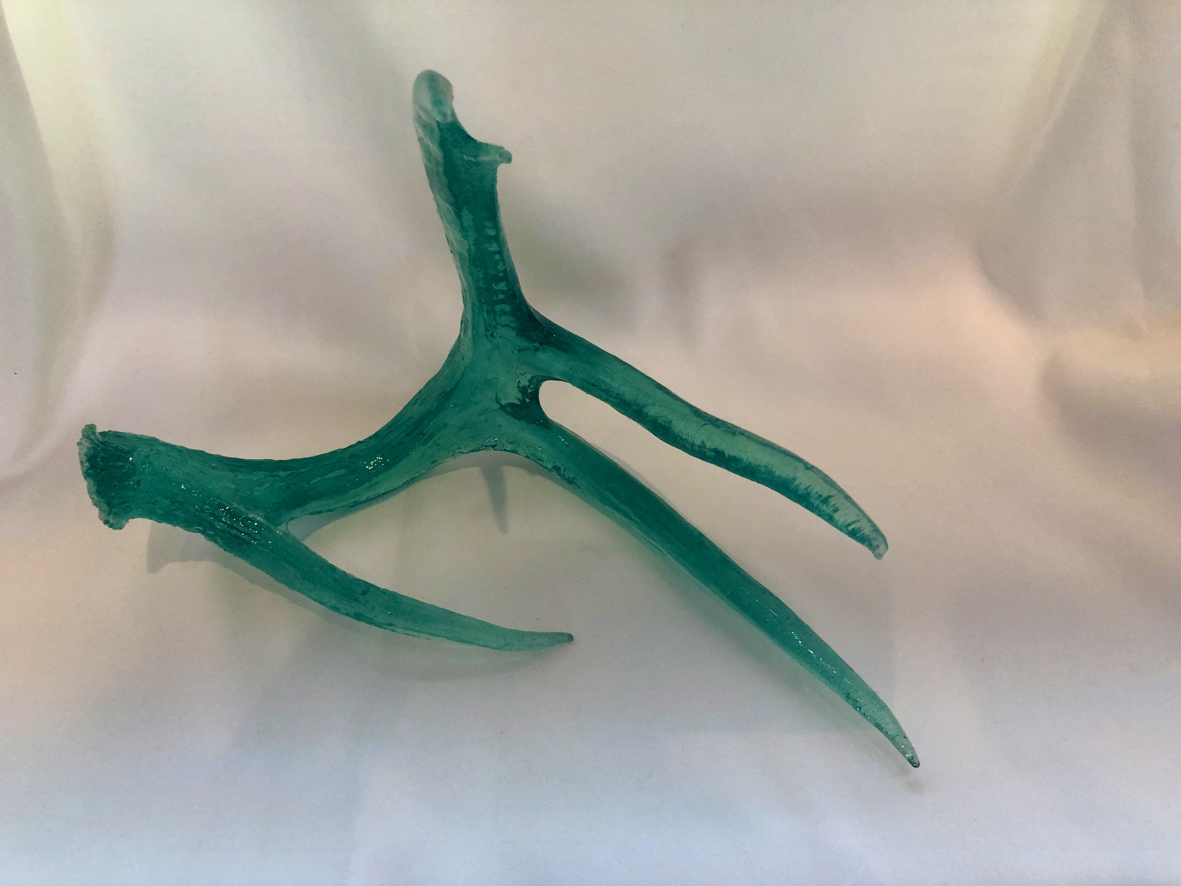 Large Transparent Shed Resin Antler (Single)