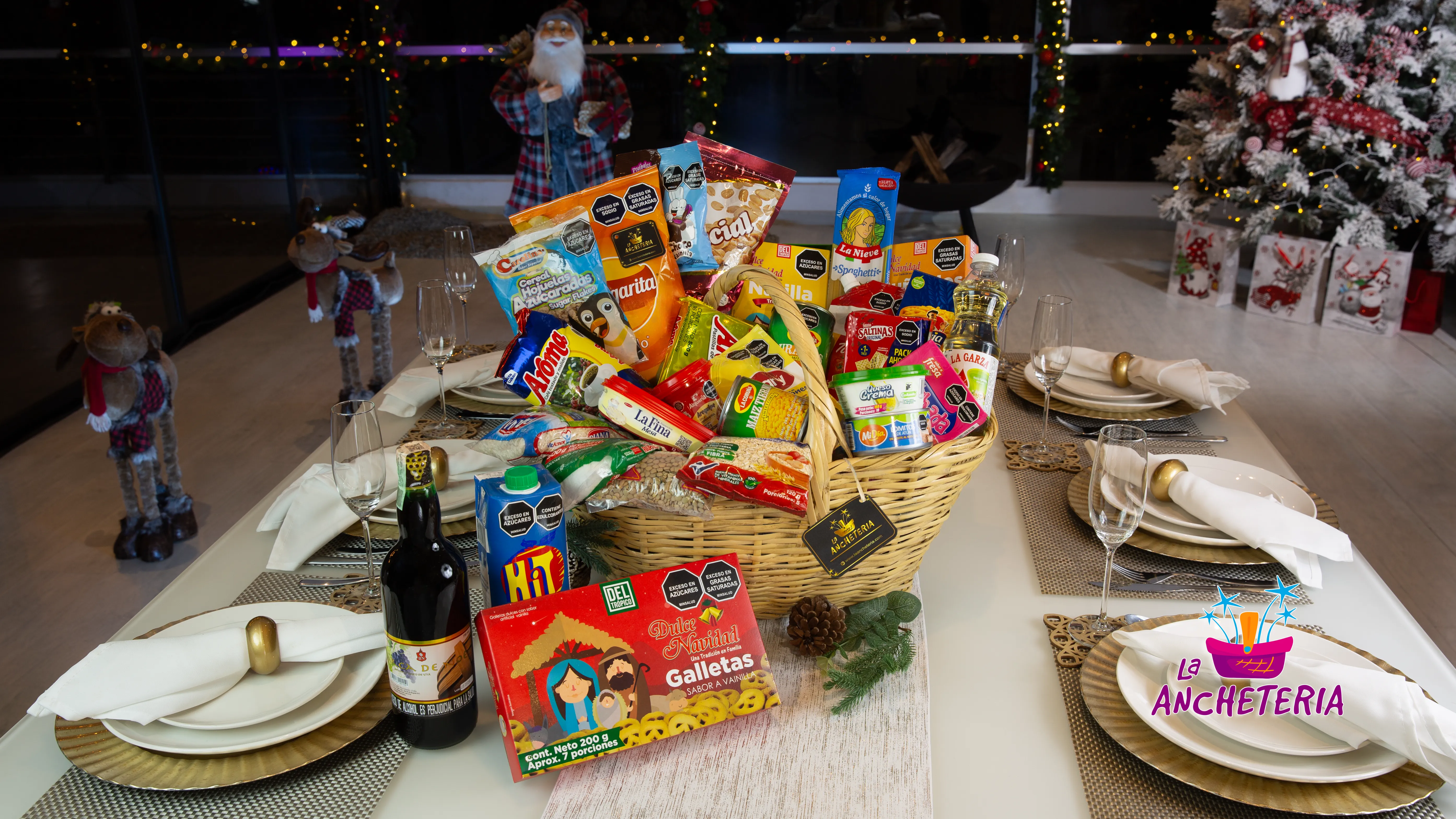 Ancheta Gratitud Canasta o Bolsa