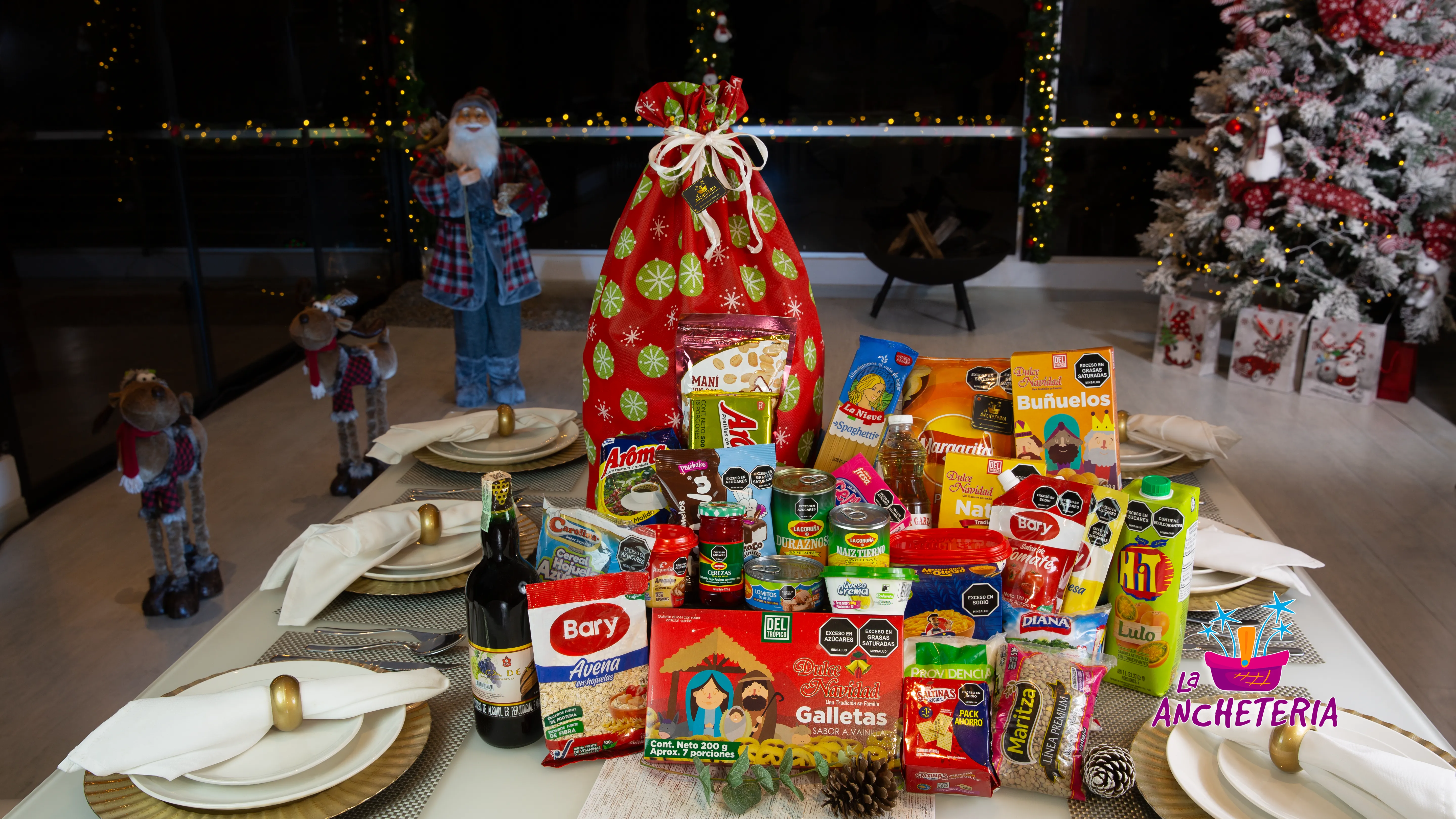 Ancheta Gratitud Canasta o Bolsa