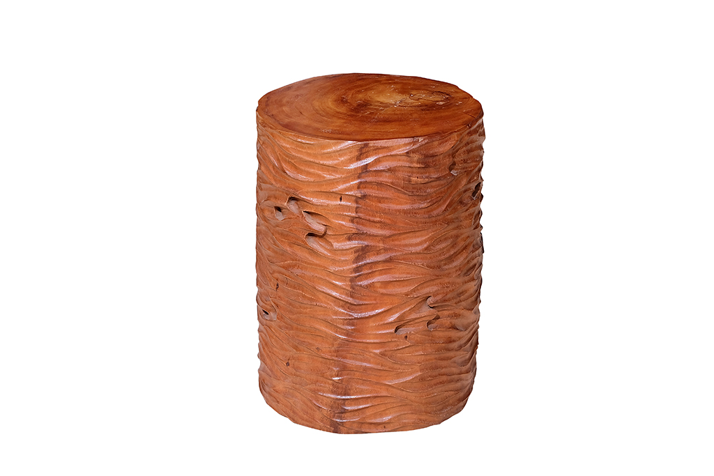 Stool Kayu-Bulat