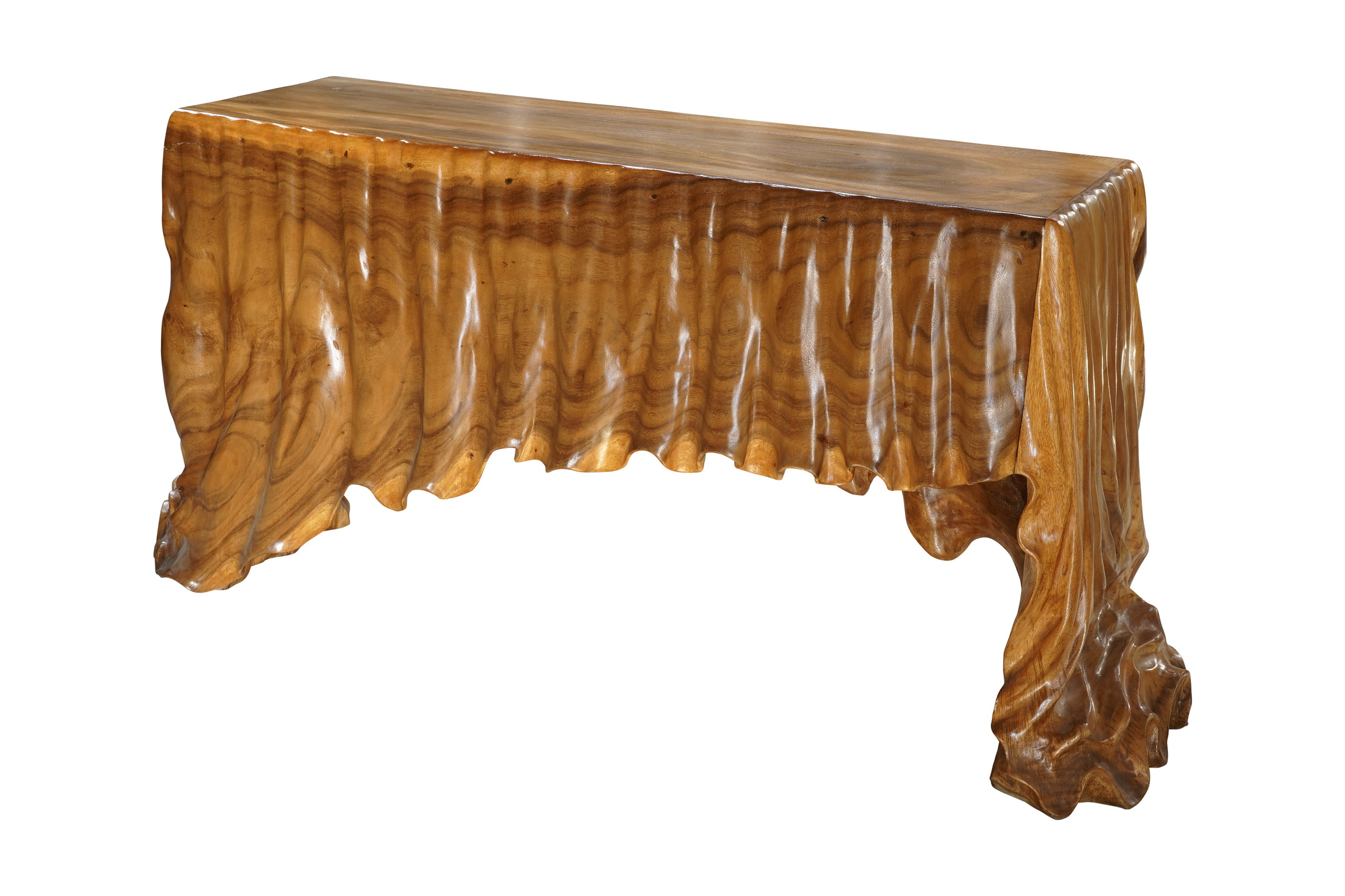 Meja Kayu-Drapery Panjang 