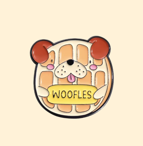 Metalinis pin ženklelis "Woofles"