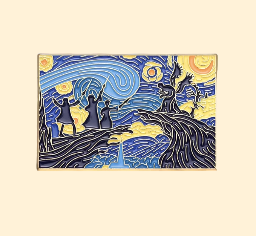 Metalinis pin ženklelis "HP three brothers"