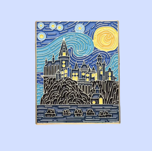 Metalinis pin ženklelis "HP castle"