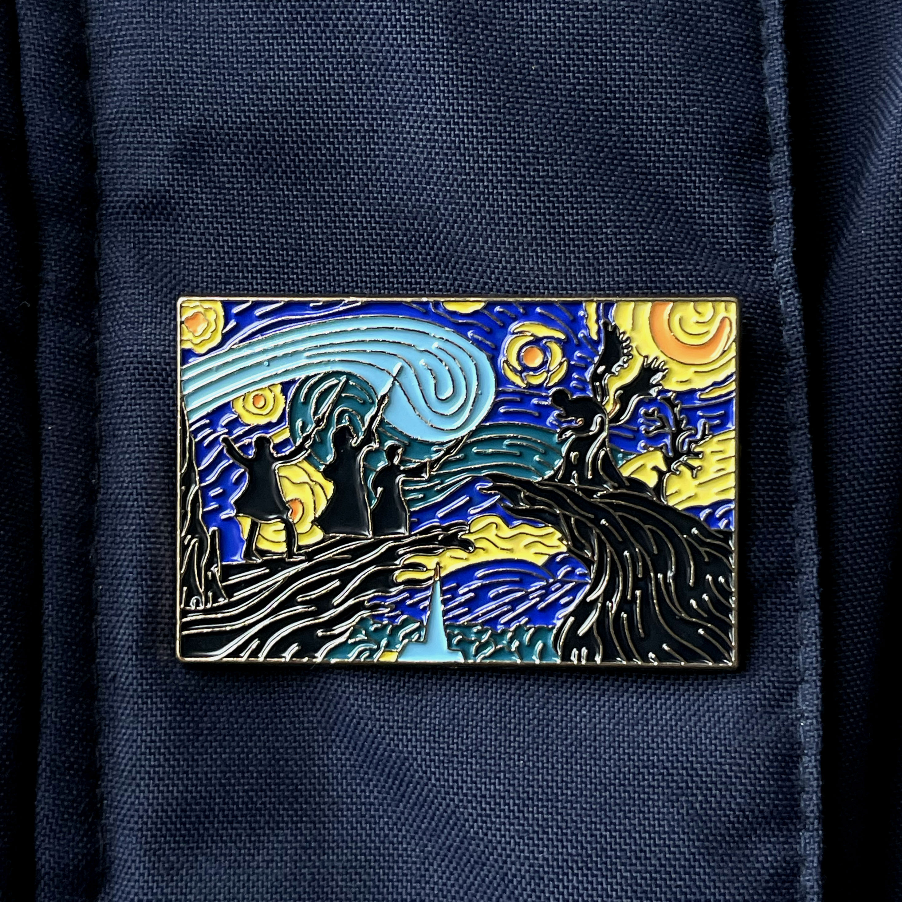 Metalinis pin ženklelis "HP three brothers"