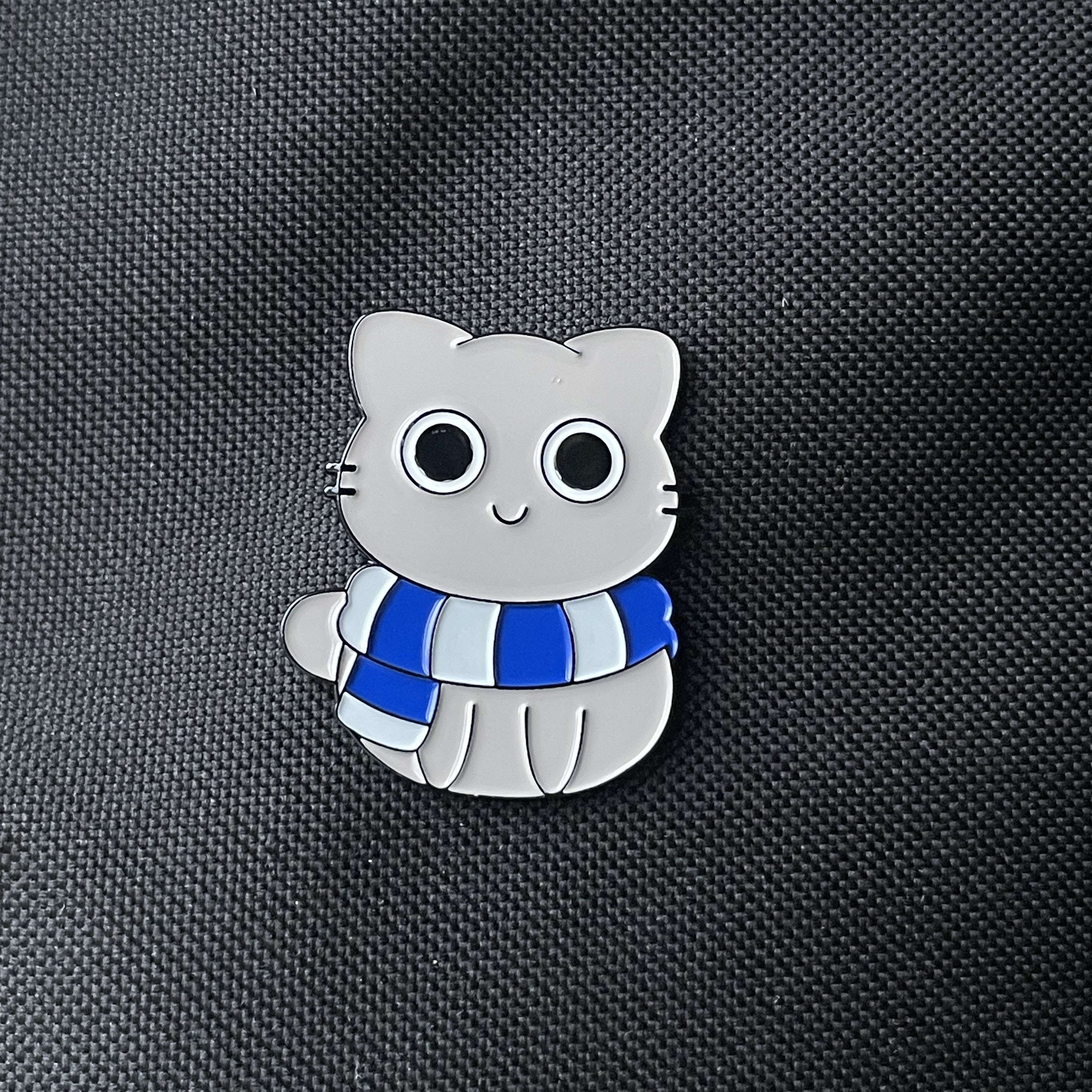 Metalinis pin ženklelis "HP cat"