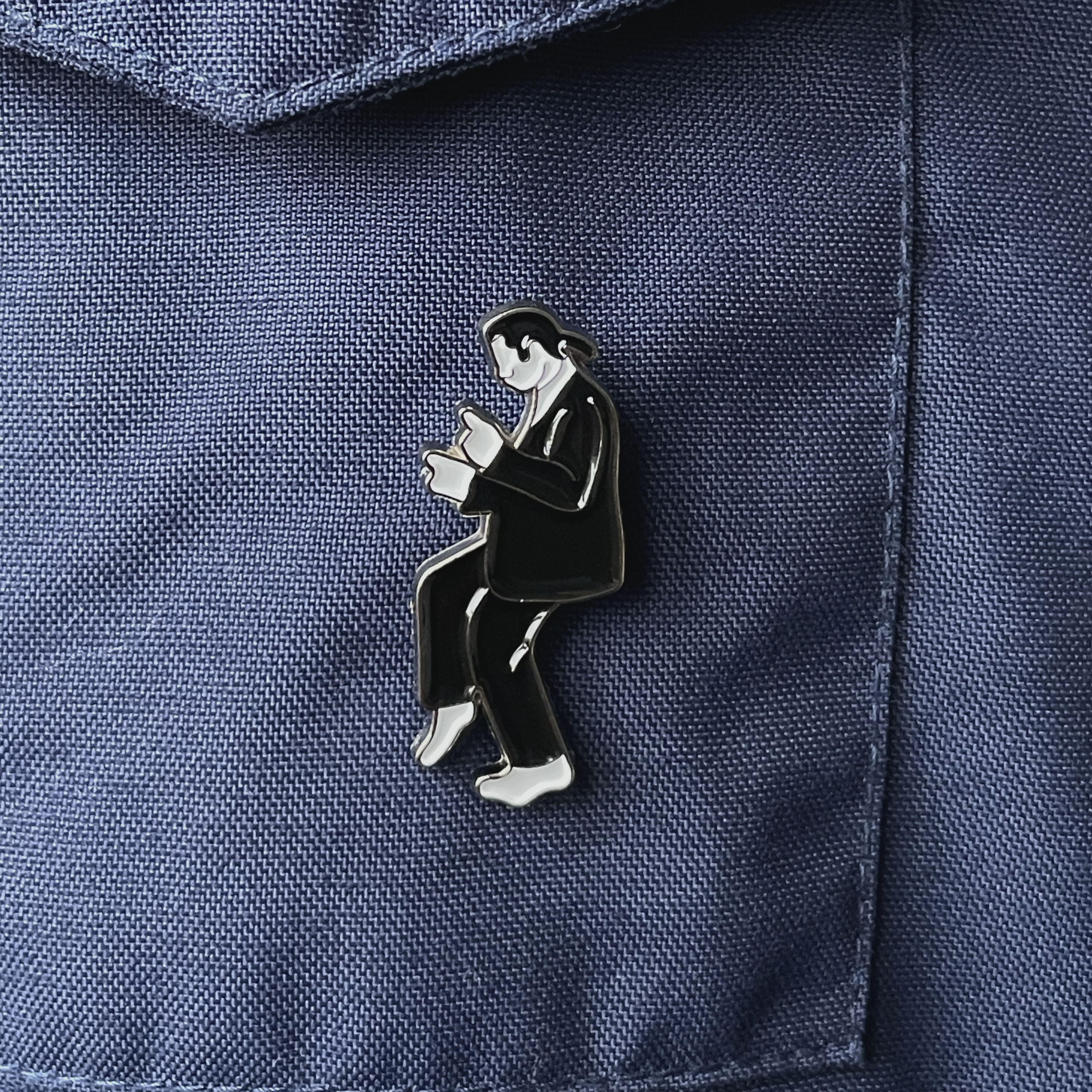 Metalinis pin ženklelis "Dancing guy"
