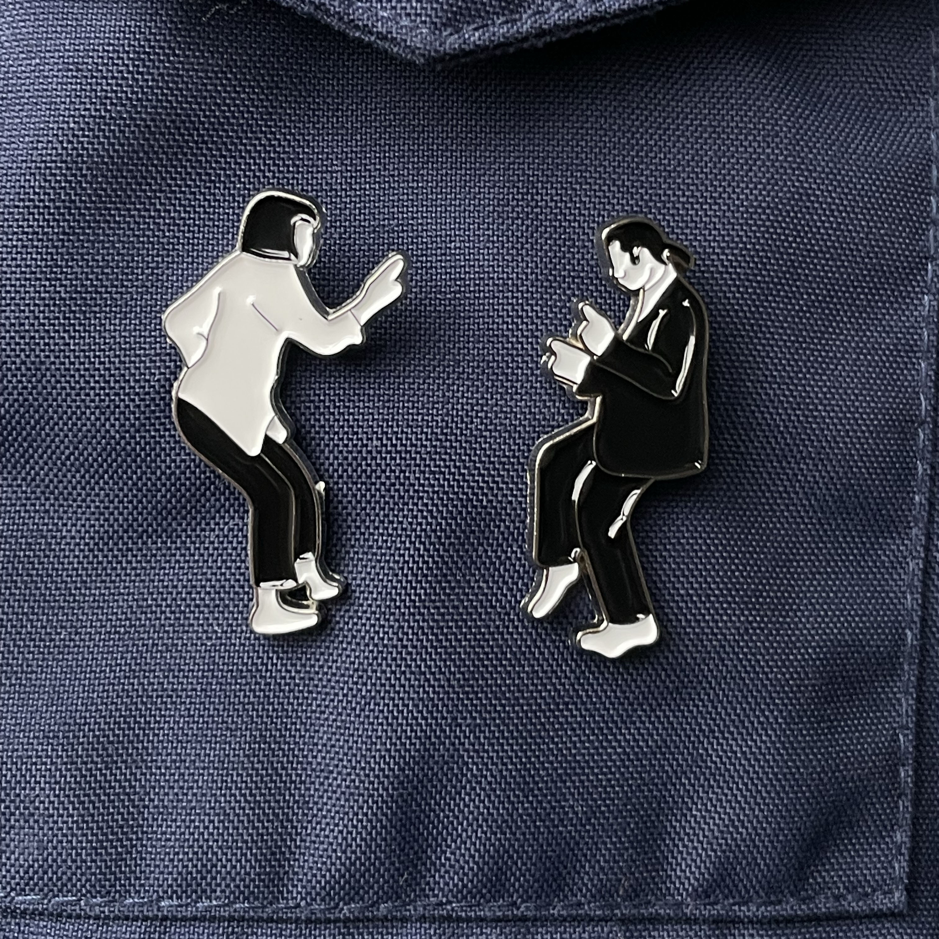 Metalinis pin ženklelis "Dancing guy"