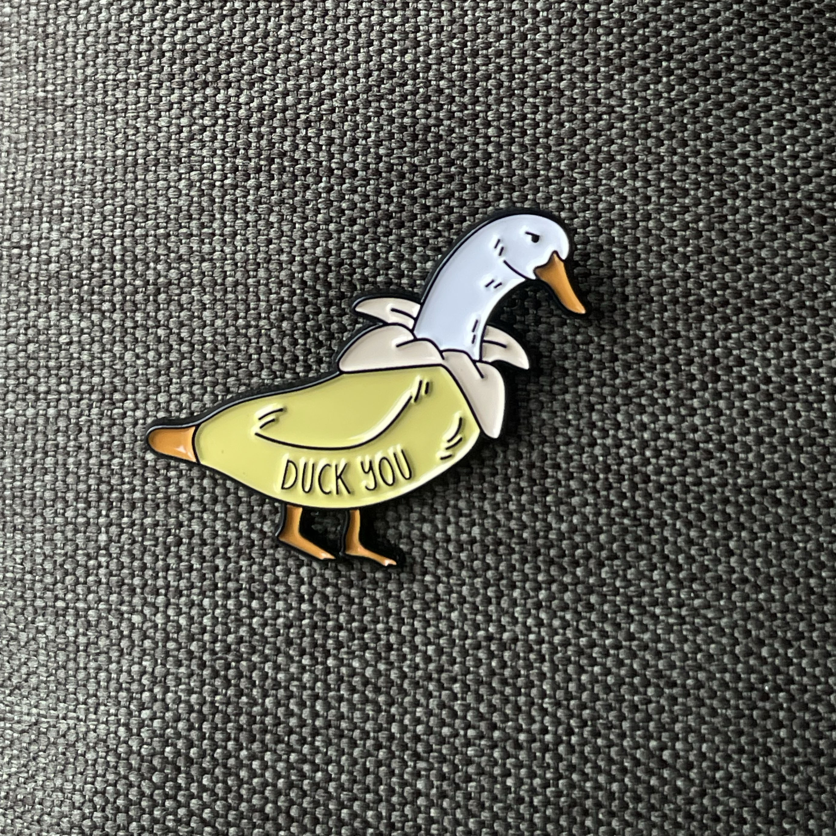 Metalinis pin ženklelis "Duck You"