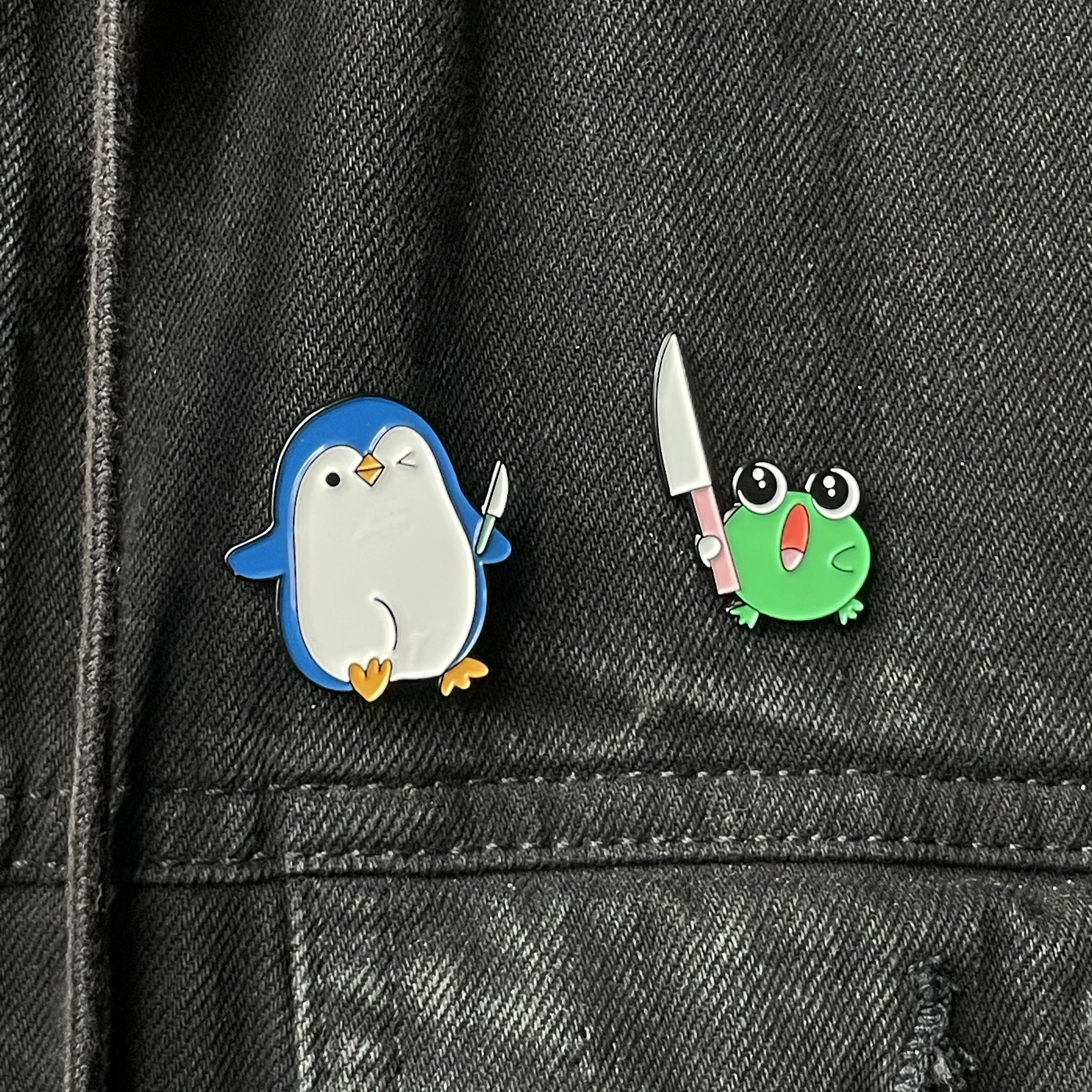 Metalinis pin ženklelis "Penguin"