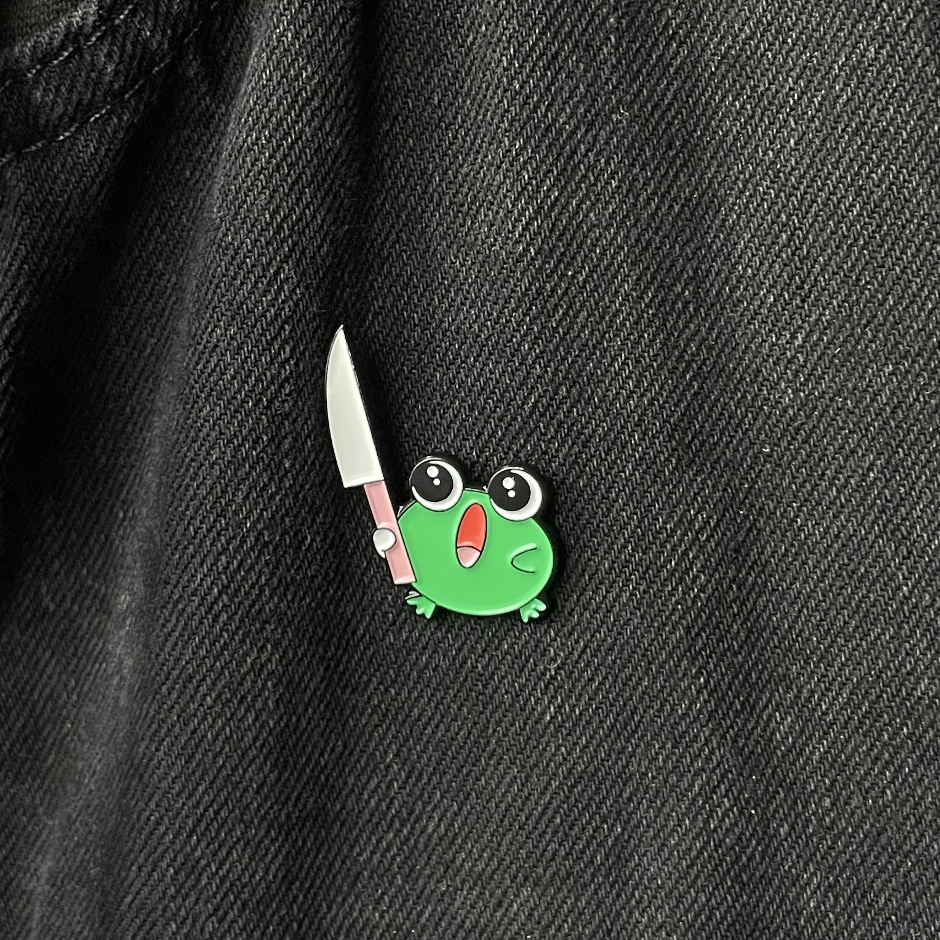 Metalinis pin ženklelis "Frog" 