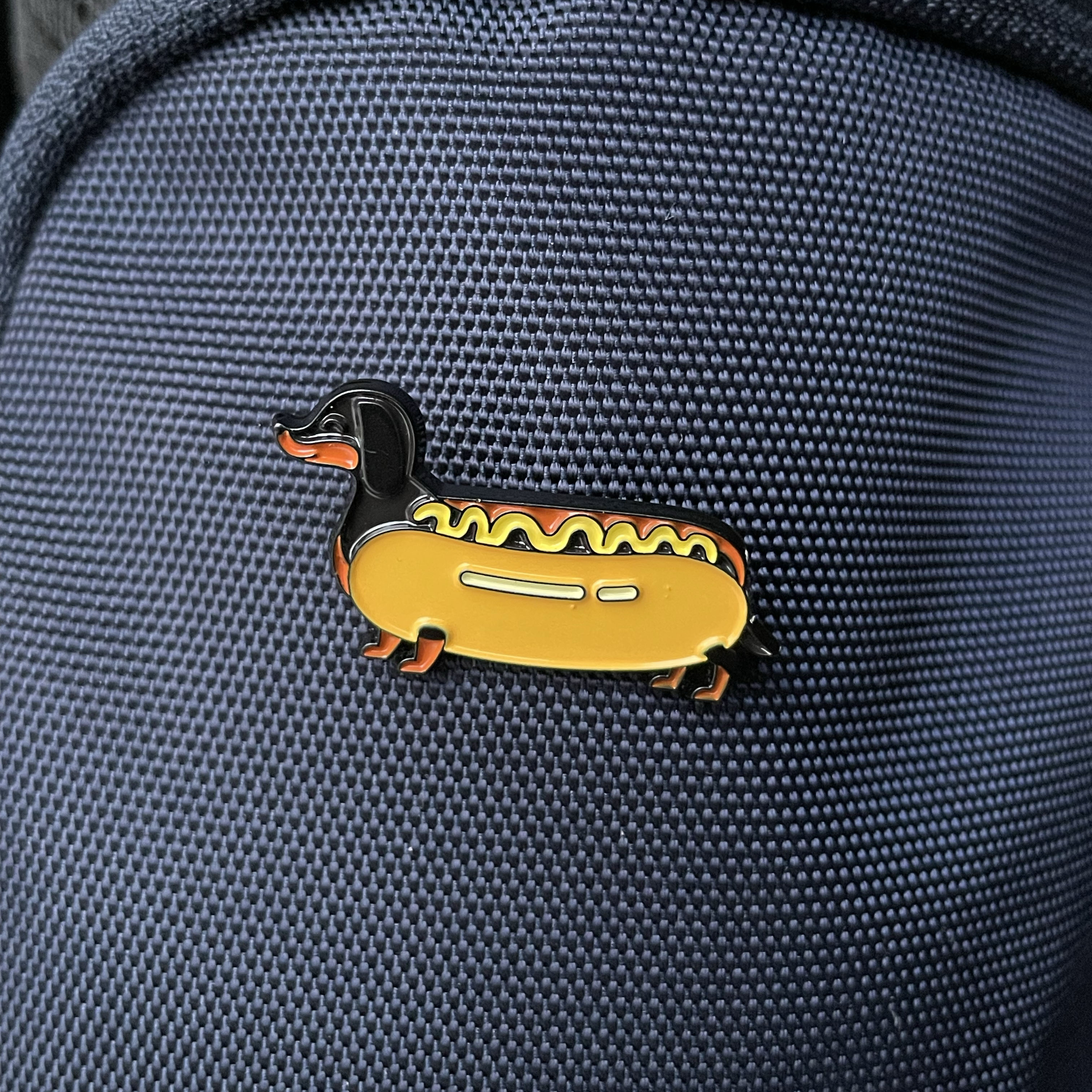Metalinis pin ženklelis "Hotdog"