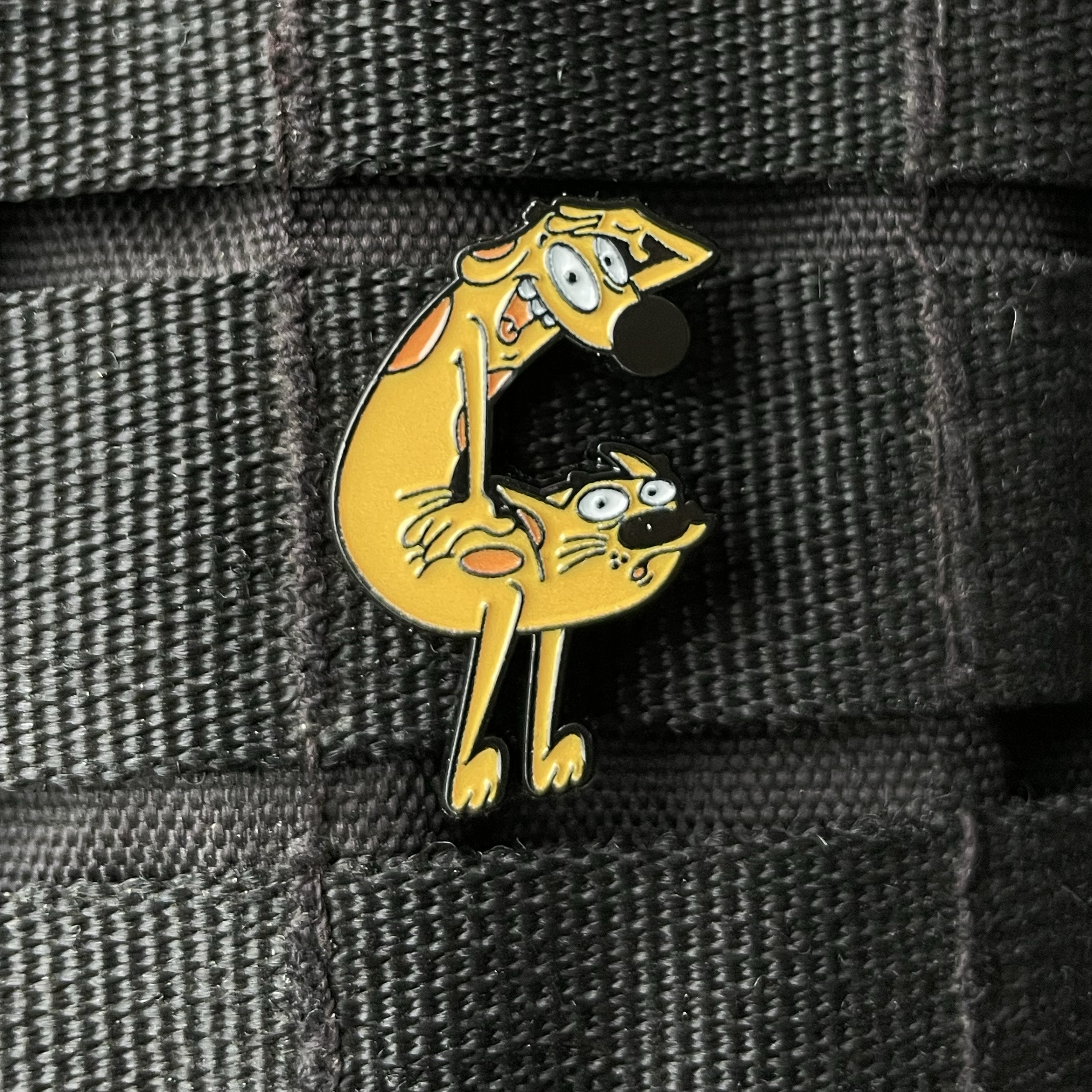 Metalinis pin ženklelis "CatDog"