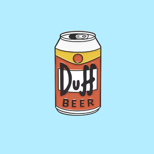 Metalinis pin ženklelis "Duff beer"