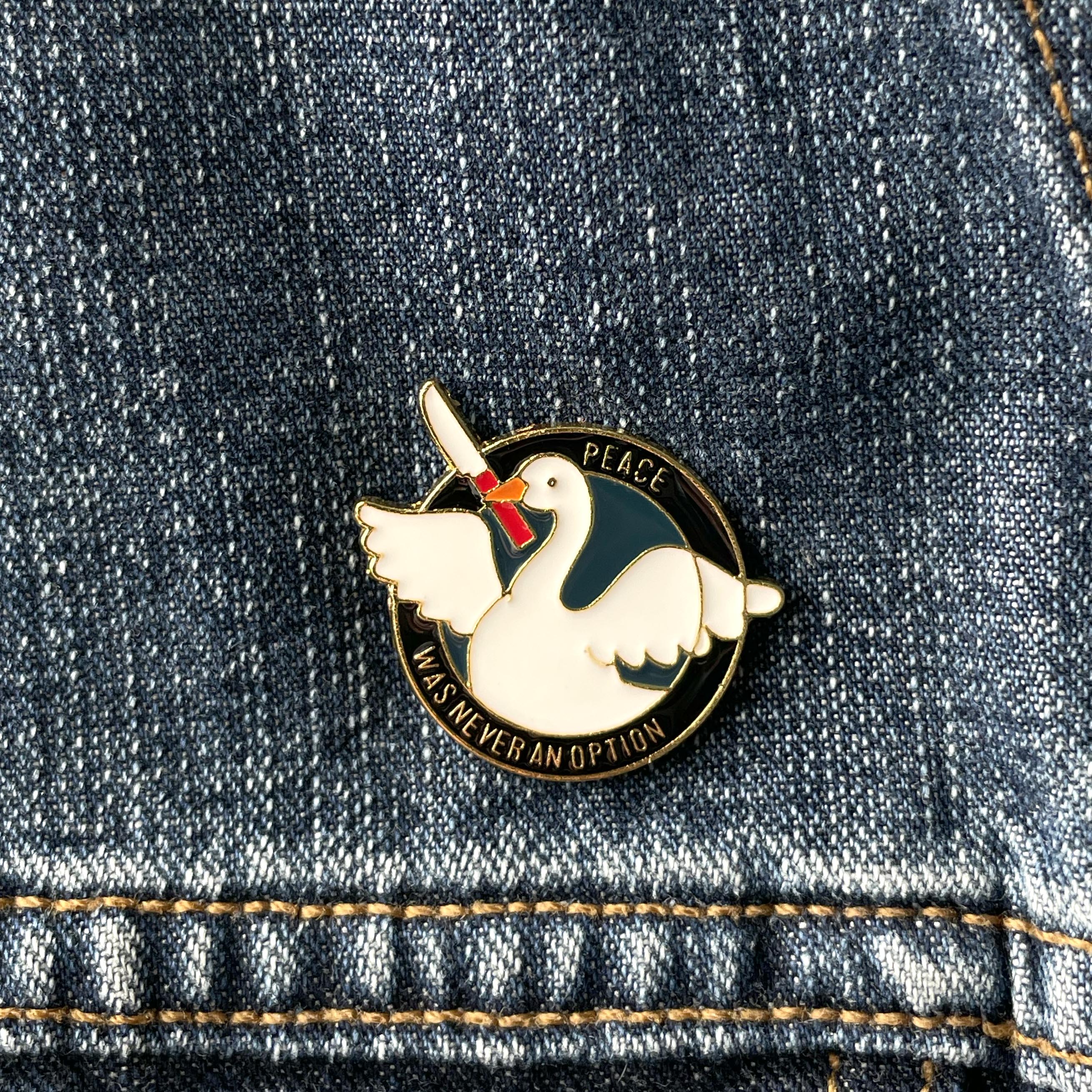 Metalinis pin ženklelis "Peace"