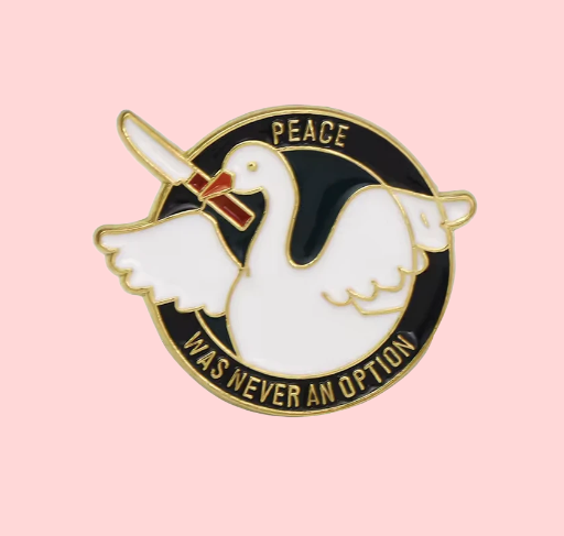 Metalinis pin ženklelis "Peace"