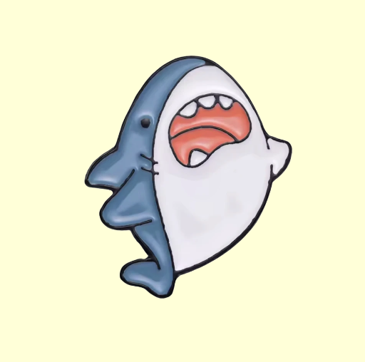 Metalinis pin ženklelis "Ryklys"