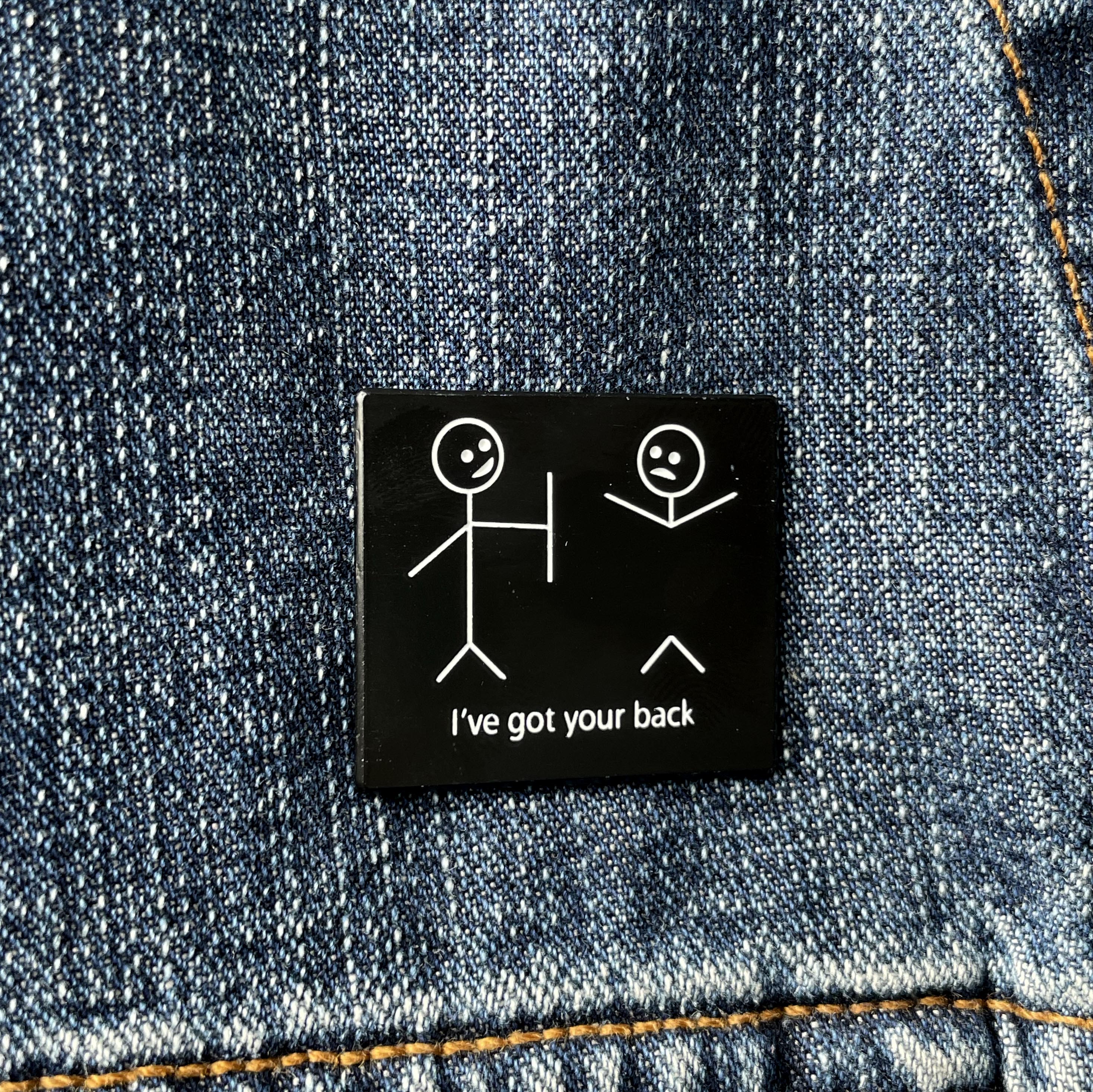 Metalinis pin ženklelis "Got your back".