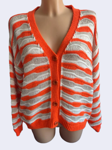 Oversize dryžuoti megztiniai