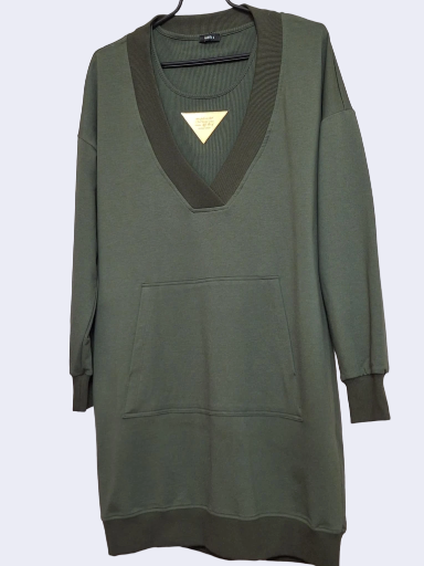 Chaki spalvos džemperis