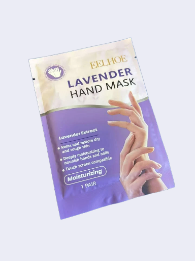 Levandų rankų kaukė