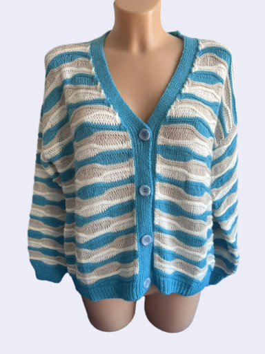 Oversize dryžuoti megztiniai