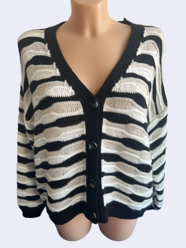 Oversize dryžuoti megztiniai