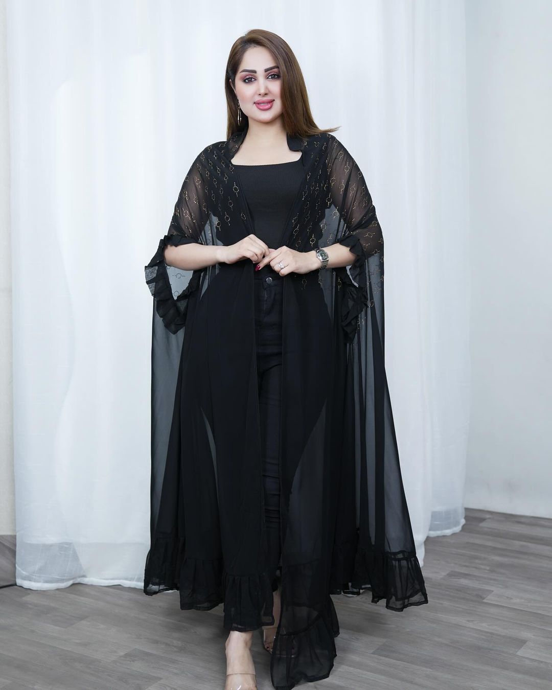 CHIFFON TOP 24K GOLD