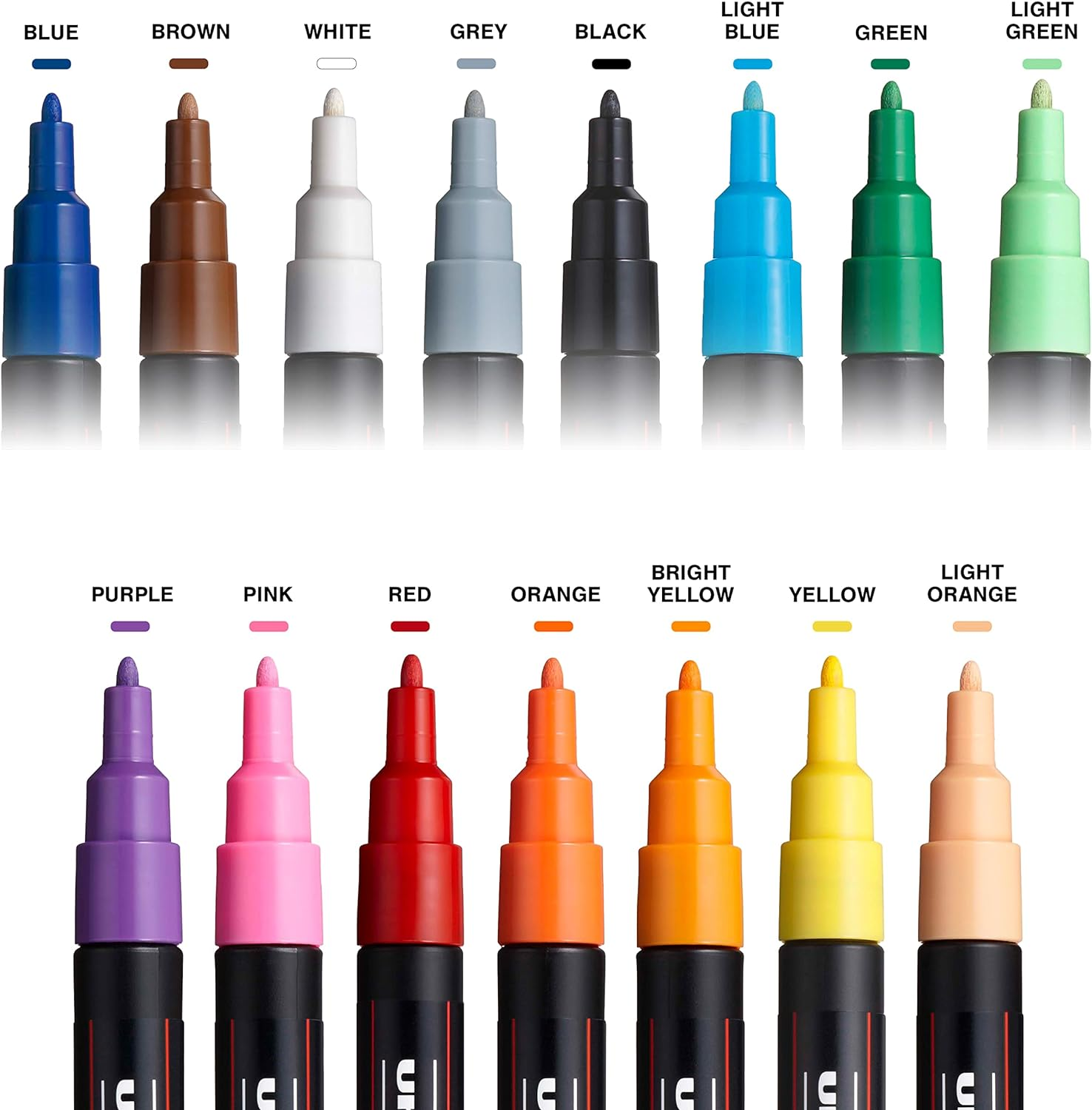 15 POSCA PAINT MARKERS, 5M MEDIUM POSCA MARKERS SET WITH REVERSIBLE TIPS OF ACRYLIC PAINT PENS | POSCA PENS FOR ART SUPPLIES, FABRIC PAINT, FABRIC MARKERS, PAINT PEN, ART MARKERS