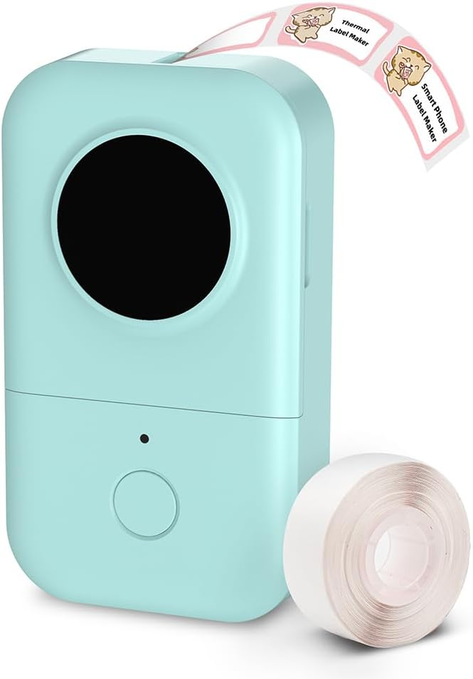 PHOMEMO D30 LABEL MAKER MACHINE, PORTABLE BLUETOOTH MINI LABEL PRINTER, SMART PHONE HANDHELD THERMAL STICKER SMALL LABELER MULTIPLE TEMPLATES FONT ICON INKLESS FOR HOME OFFICE
