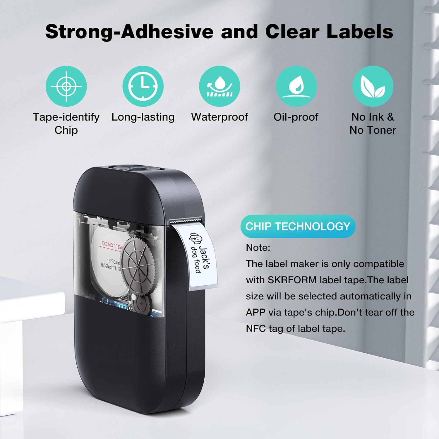LABEL MAKER MACHINE WITH TAPE, D11 PRO BLUETOOTH LABEL PRINTER, MINI LABEL MAKERS WITH MULTIPLE TEMPLATES, SMALL STICKER MAKER MACHINE FOR ORGANIZING STORAGE OFFICE HOME