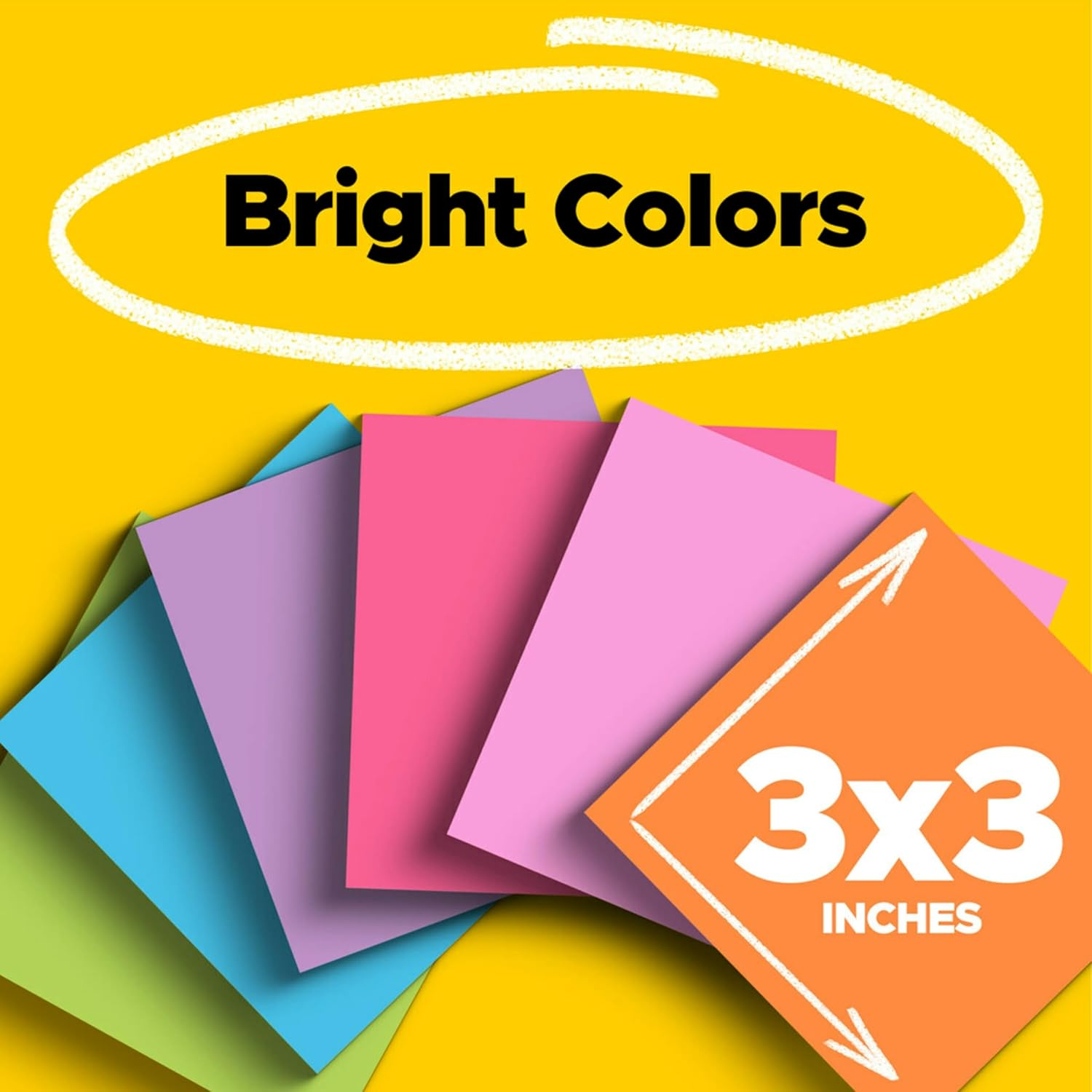POST-IT SUPER STICKY NOTES VALUE PACK, 24 PADS, CONVENIENT SCHOOL BUS CARRY AND STORAGE CASE, 2X THE STICKING POWER, 3X3 IN, BRIGHT COLORS (ORANGE, PINK, BLUE, GREEN, YELLOW), RECYCLABLE