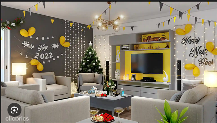 Festive Living Room Decor