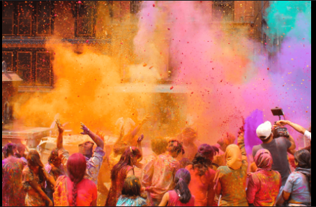 Vibrant Holi Powders