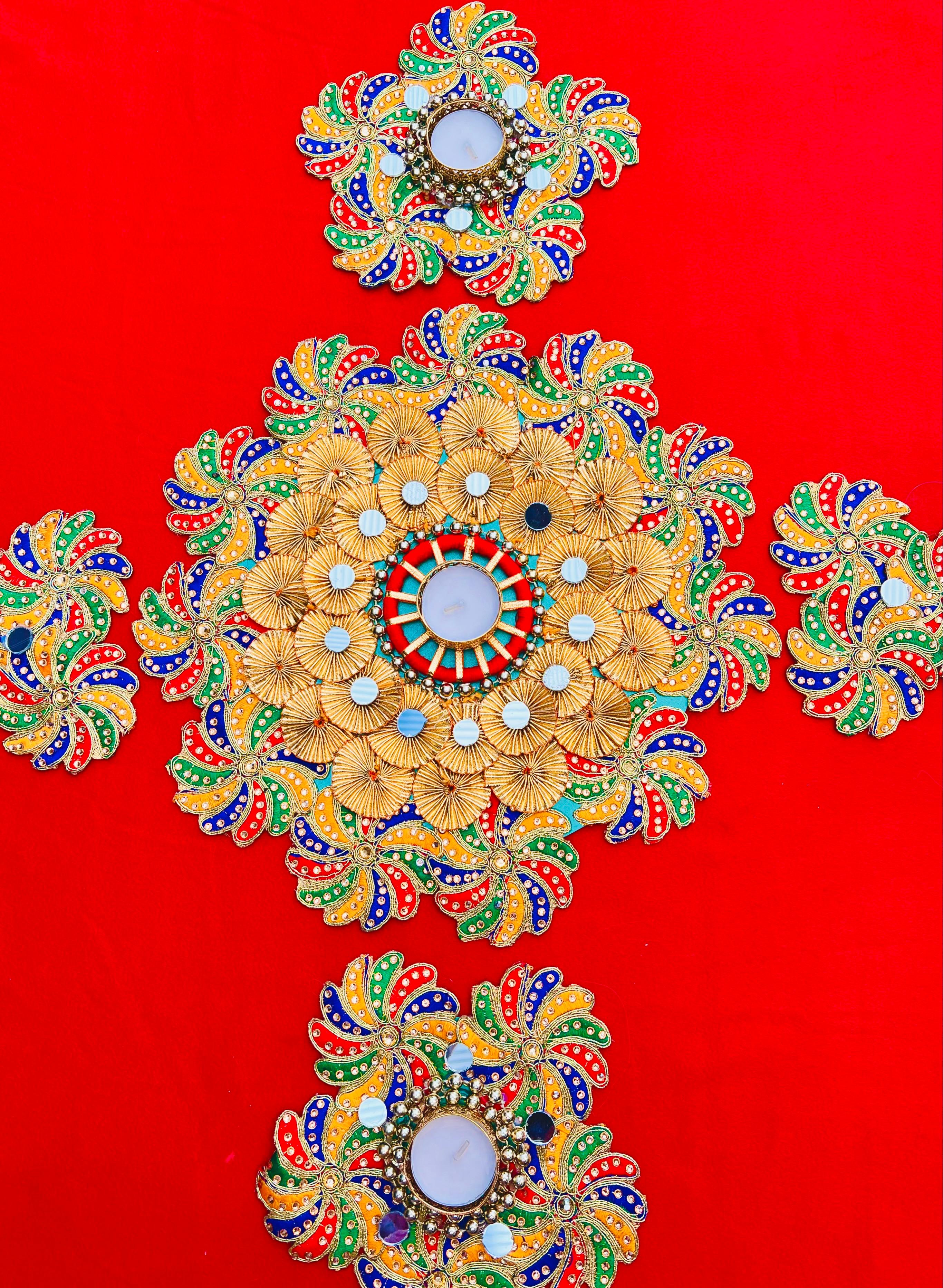 Chakri Rangoli - Set of 5