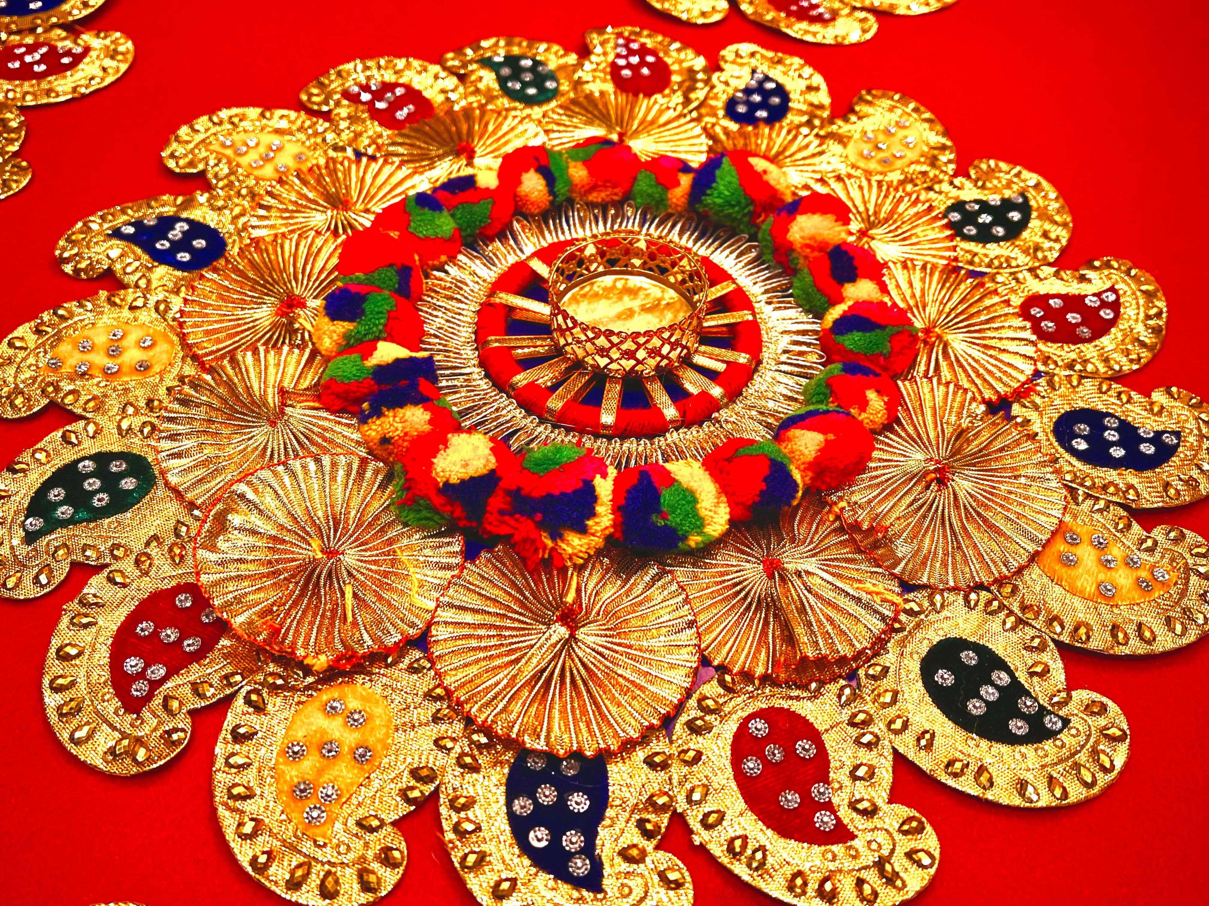 Paisley Rangoli - Set of 5