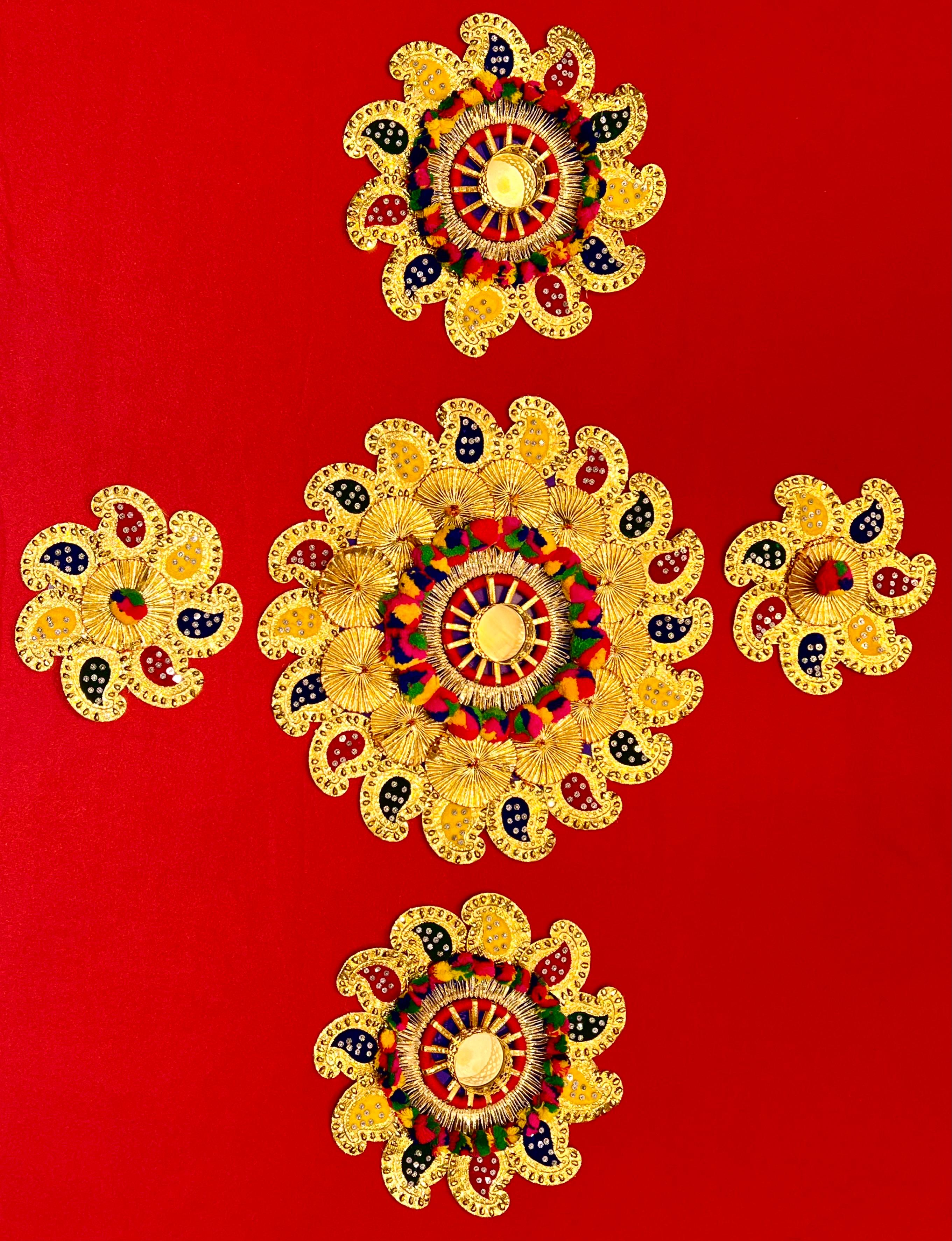 Paisley Rangoli - Set of 5