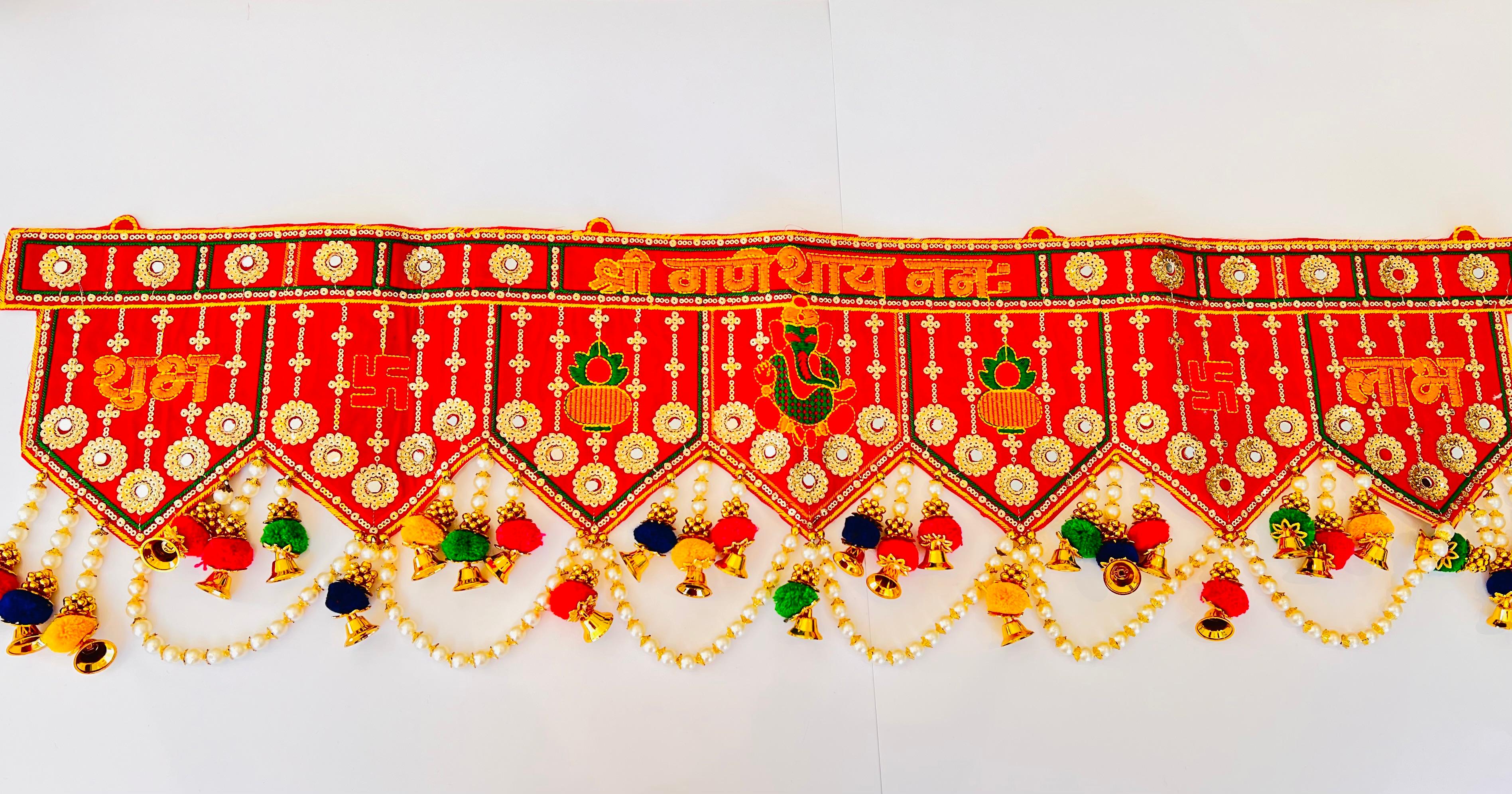 Embroidered Shubh Labh Toran Bandhanwar