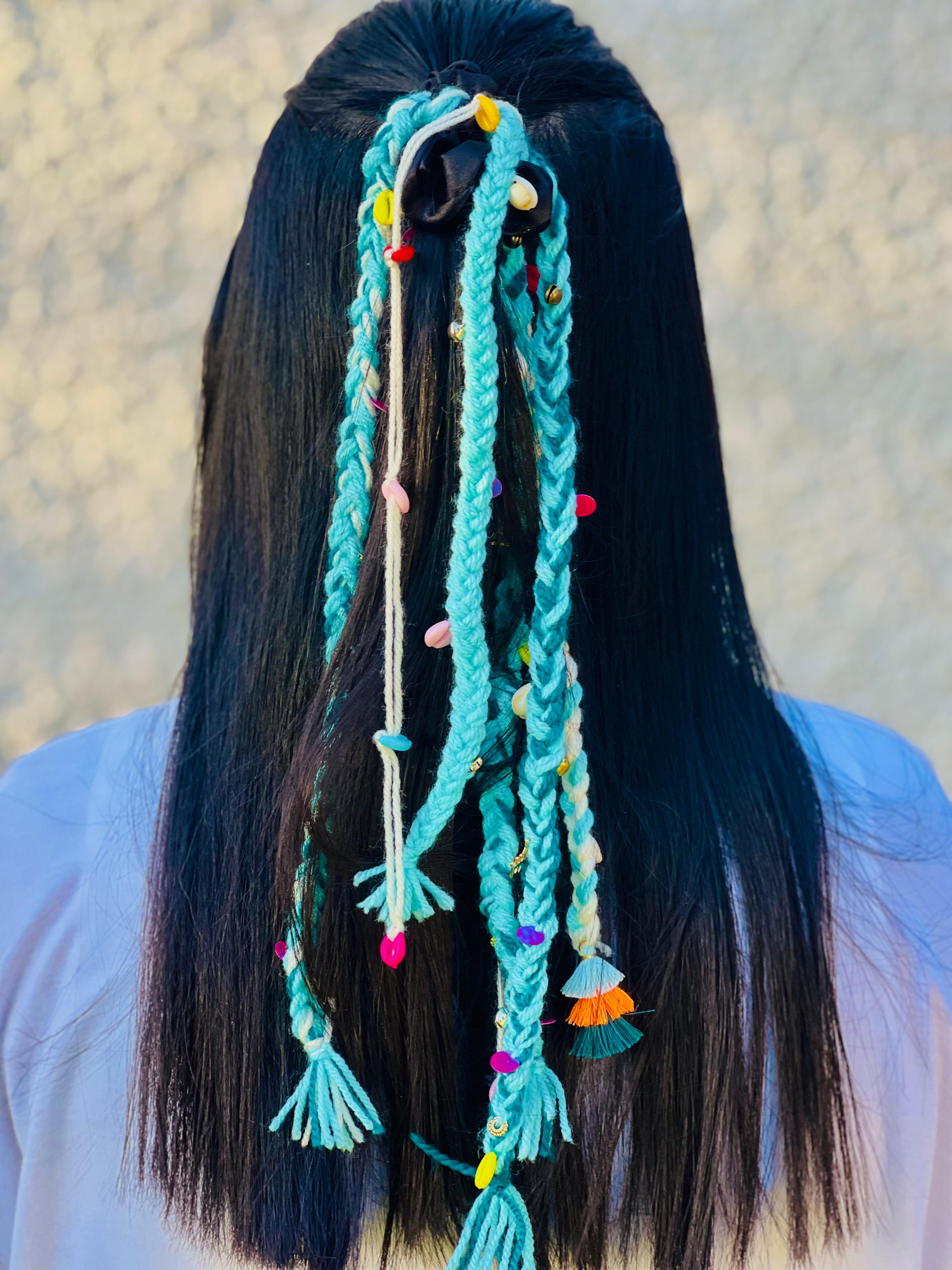 Boho Braids Blue