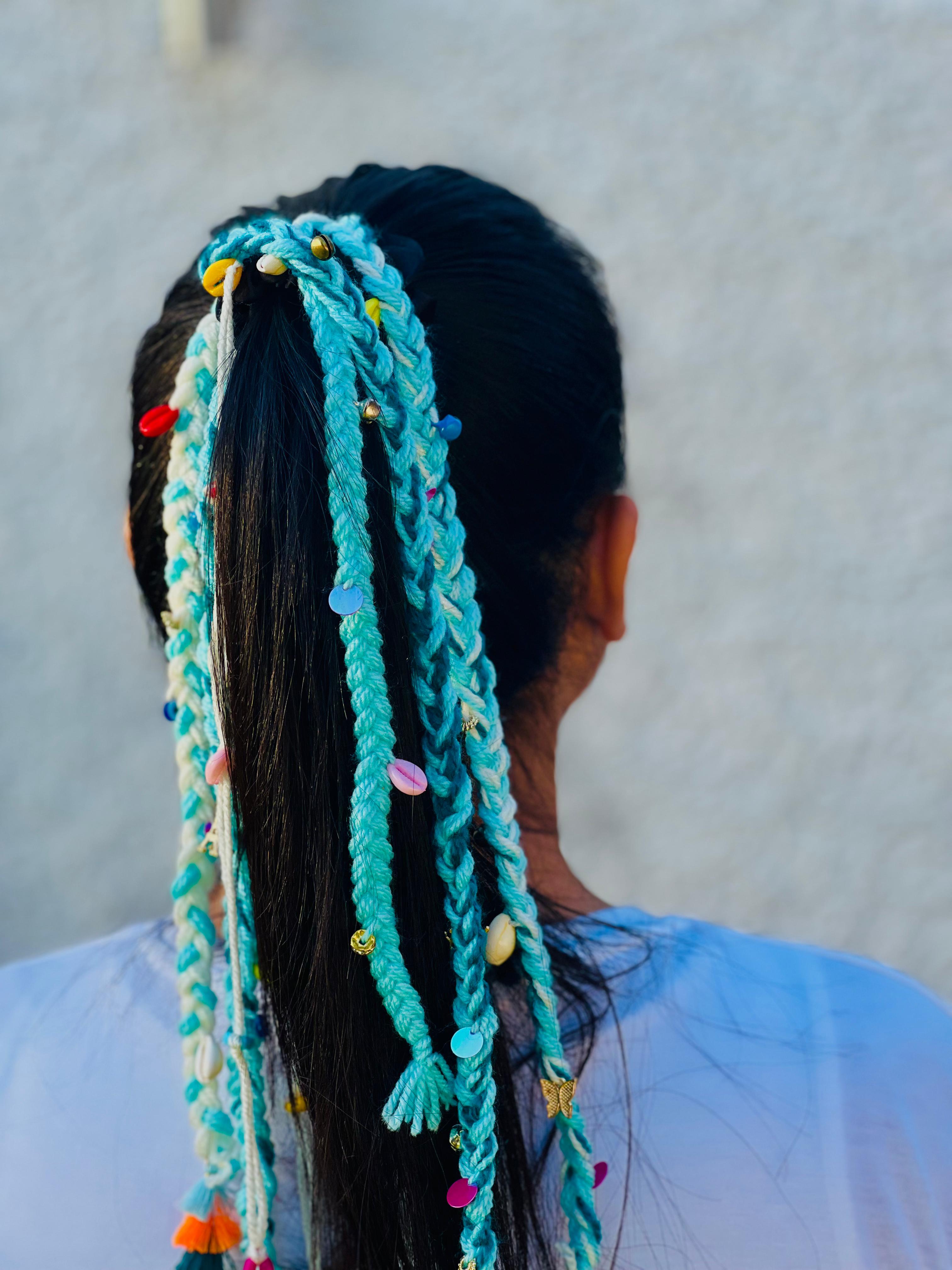 Boho Braids Blue
