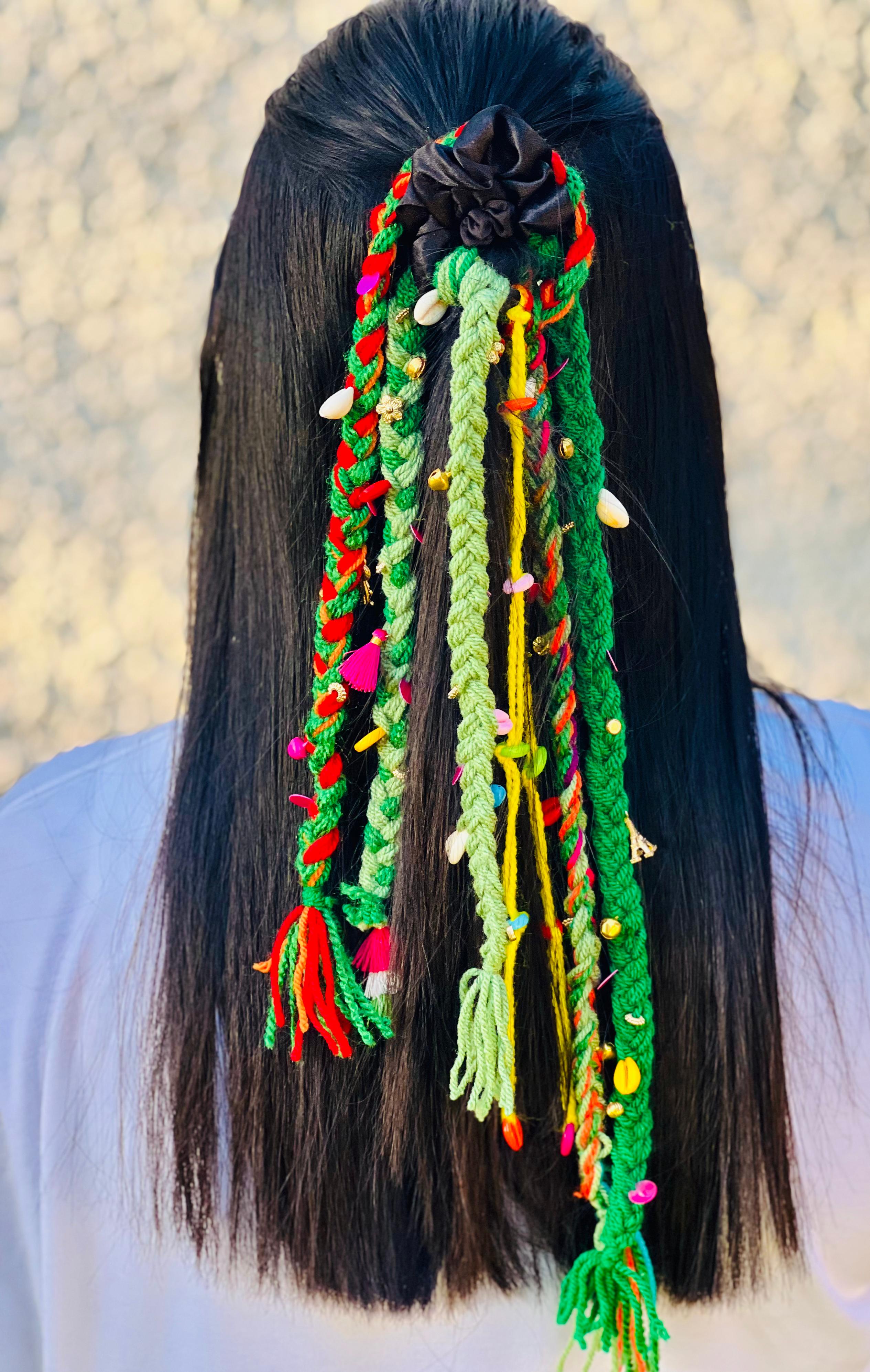Boho Braids Green