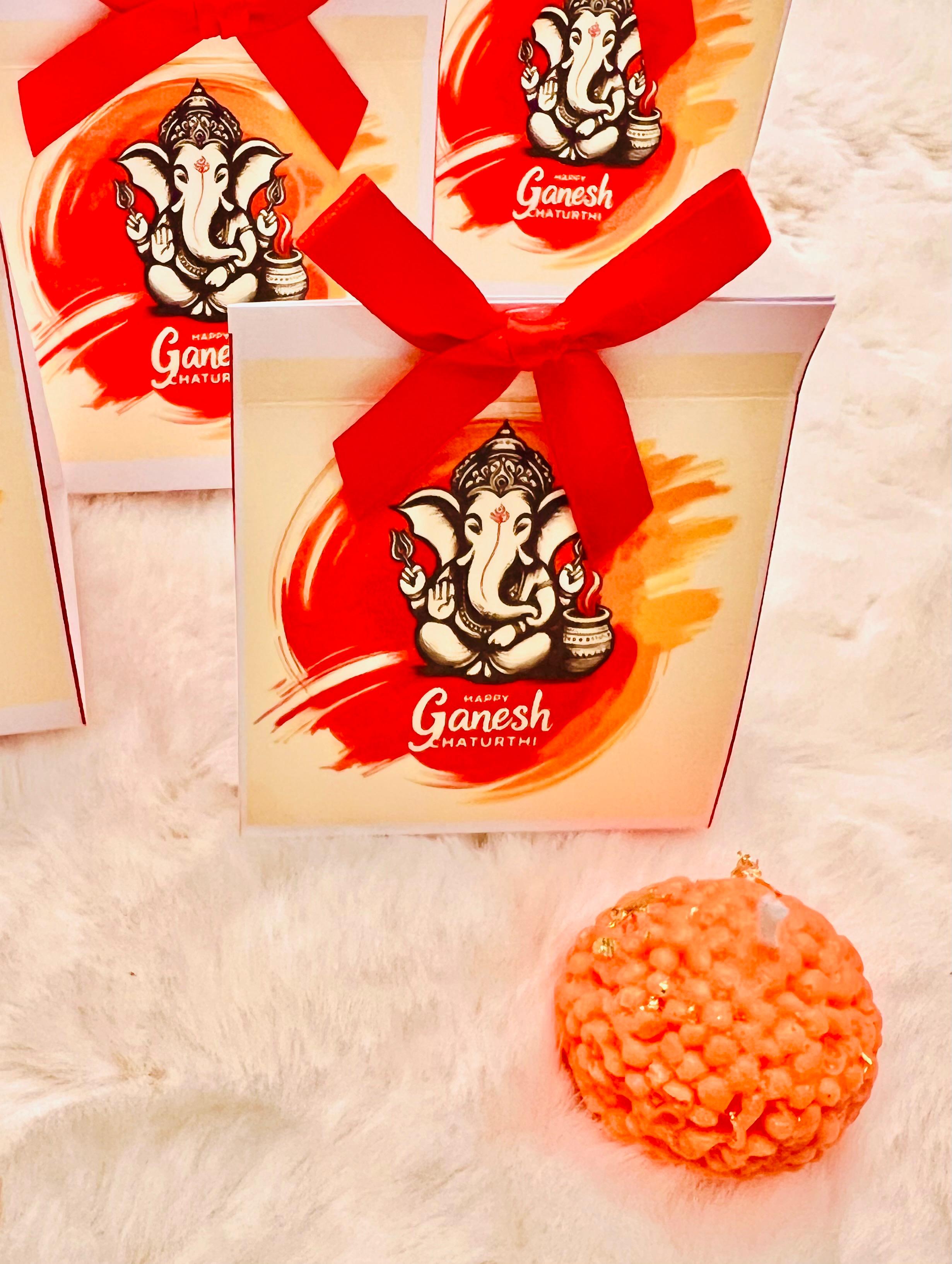 Ganpati Blessings Candle Set - Pack of 15